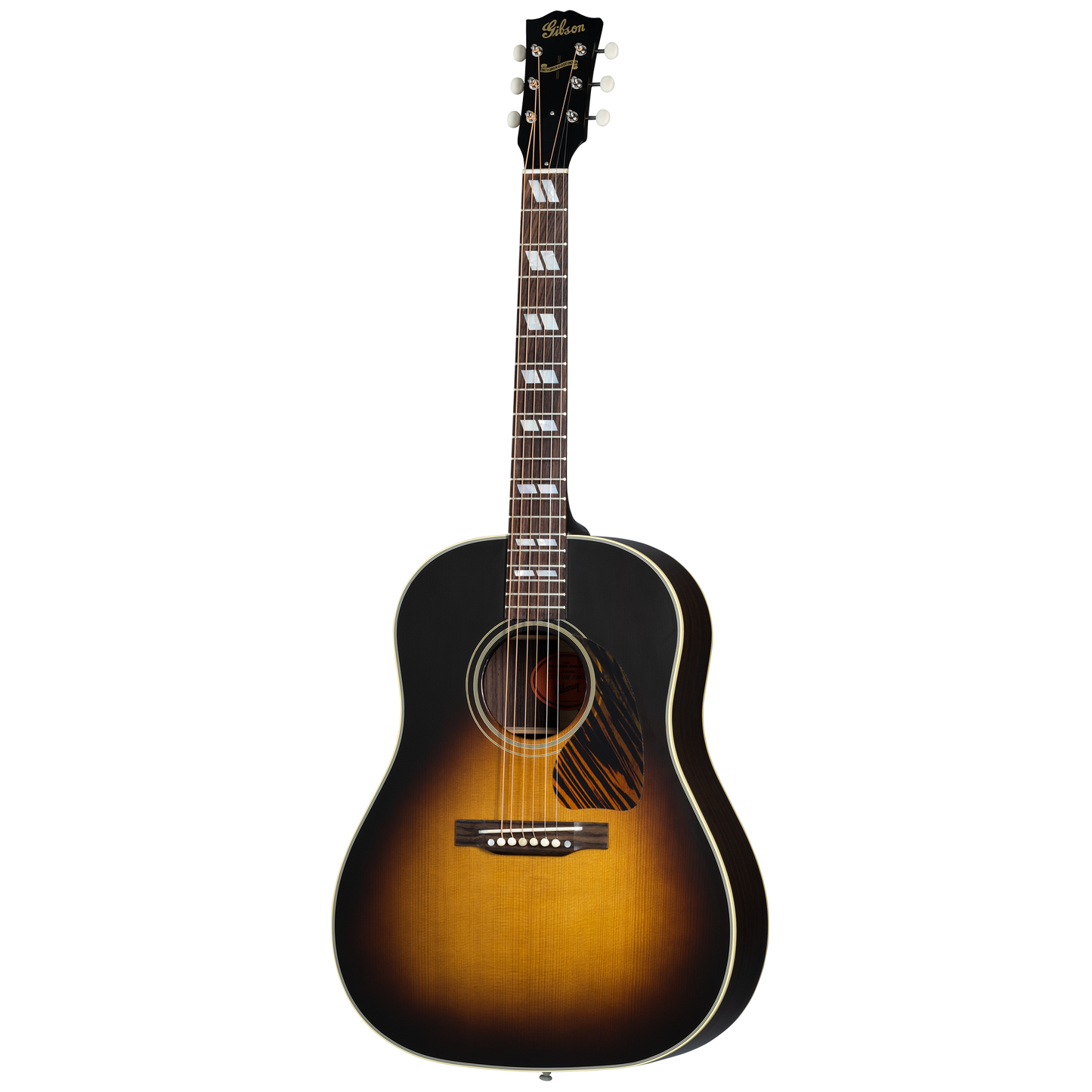 Gibson Custom 1942 Banner Southern Jumbo Reissue, Vintage Sunburst Acoustic Guitar Gibson Custom