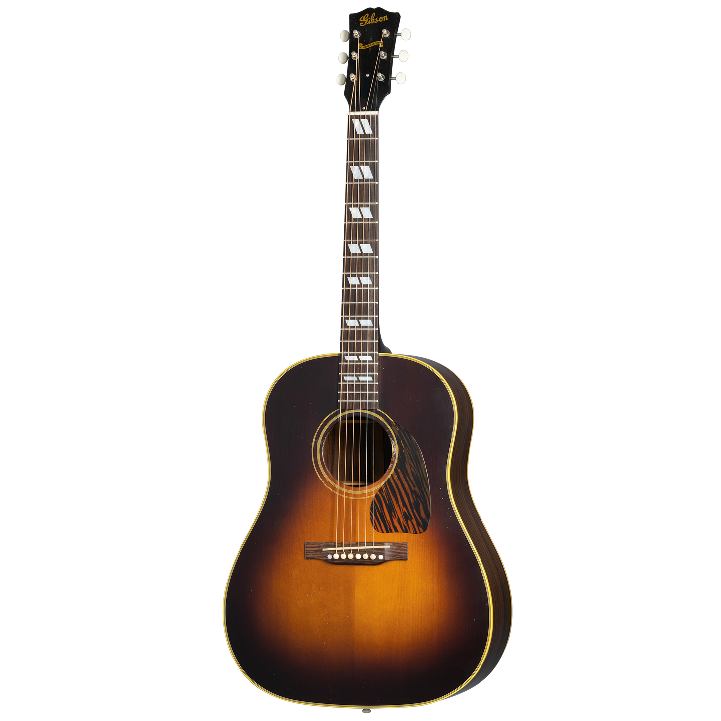 Gibson Custom 1942 Banner Southern Jumbo Reissue, Vintage Sunburst Light Aged Acoustic Guitar Gibson Custom