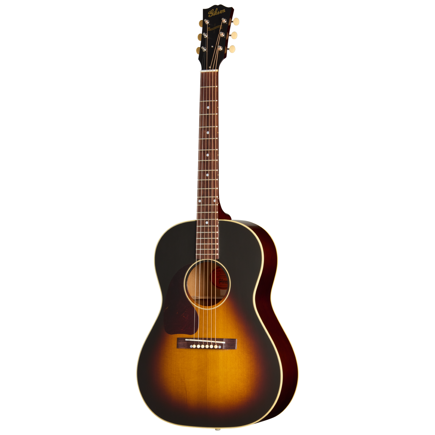 Gibson Custom 1942 Banner LG-2 Reissue, Left-Handed, Vintage Sunburst Acoustic Guitar Gibson Custom