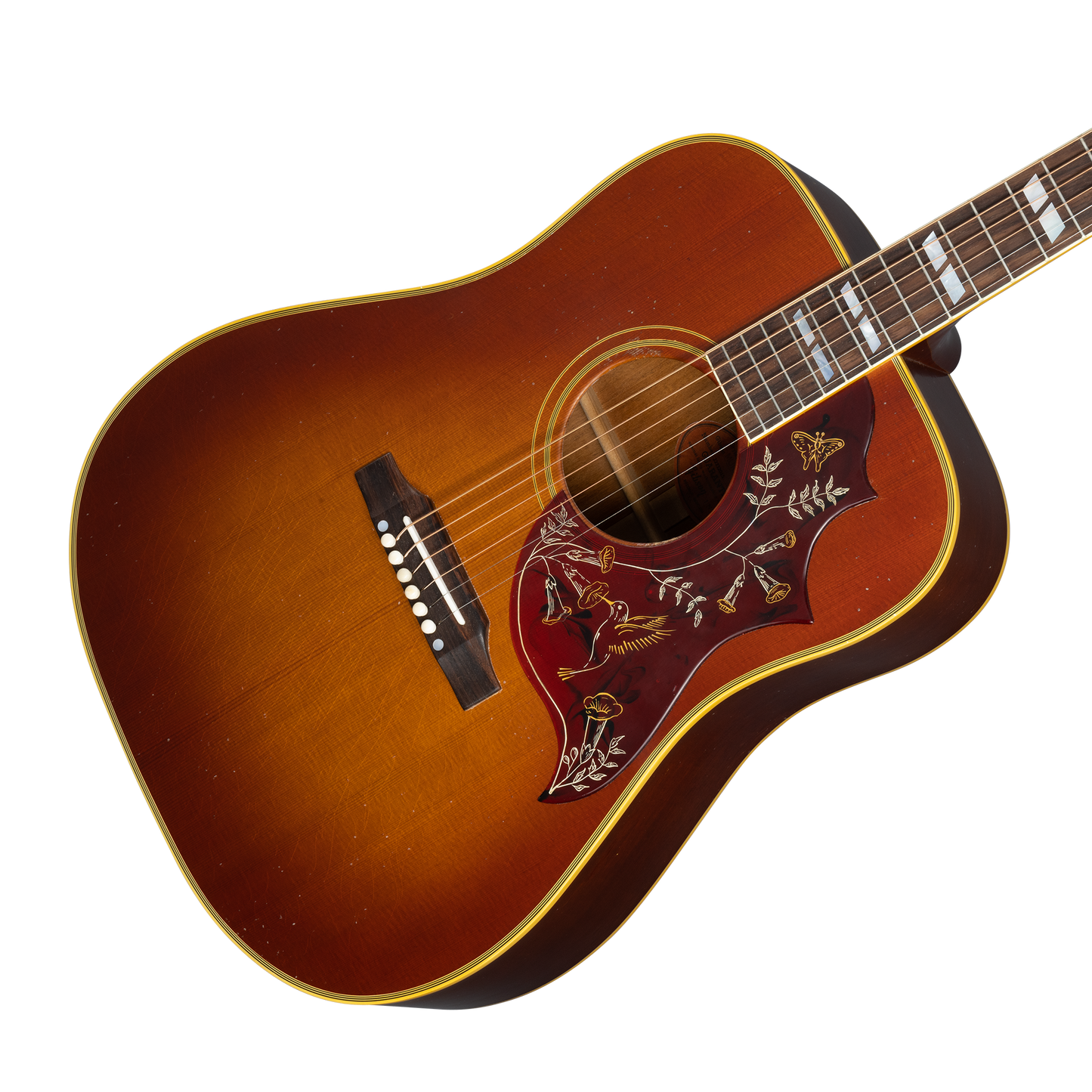 Gibson Custom 1960 Hummingbird Reissue, Light Aged, Heritage Cherry Sunburst Acoustic Guitar Gibson Custom