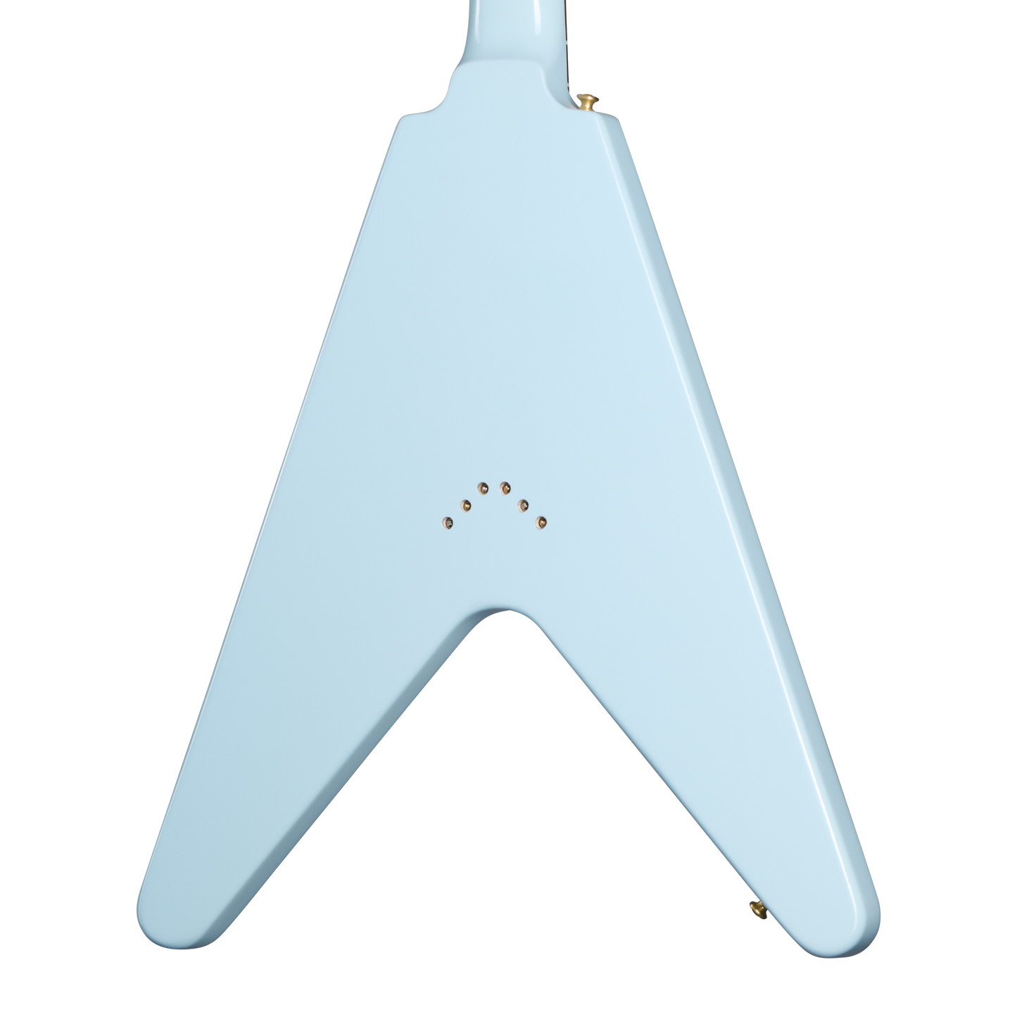 Gibson Custom 1958 Korina Flying V Reissue, Frost Blue VOS Electric Guitar Gibson Custom