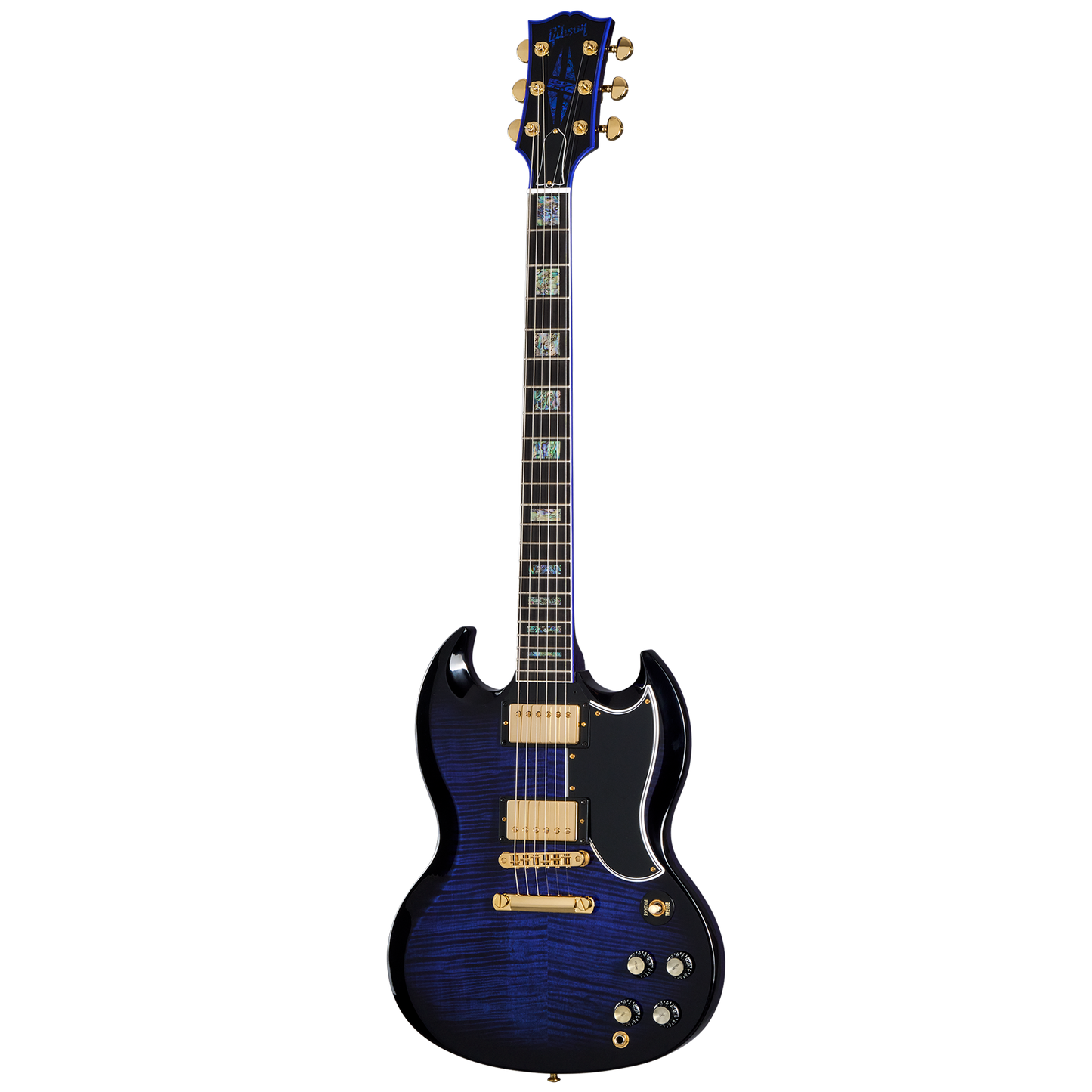 Gibson Custom SG Custom Figured 2-Pickup, Exclusive, Blue Widow Electric Guitar Gibson Custom