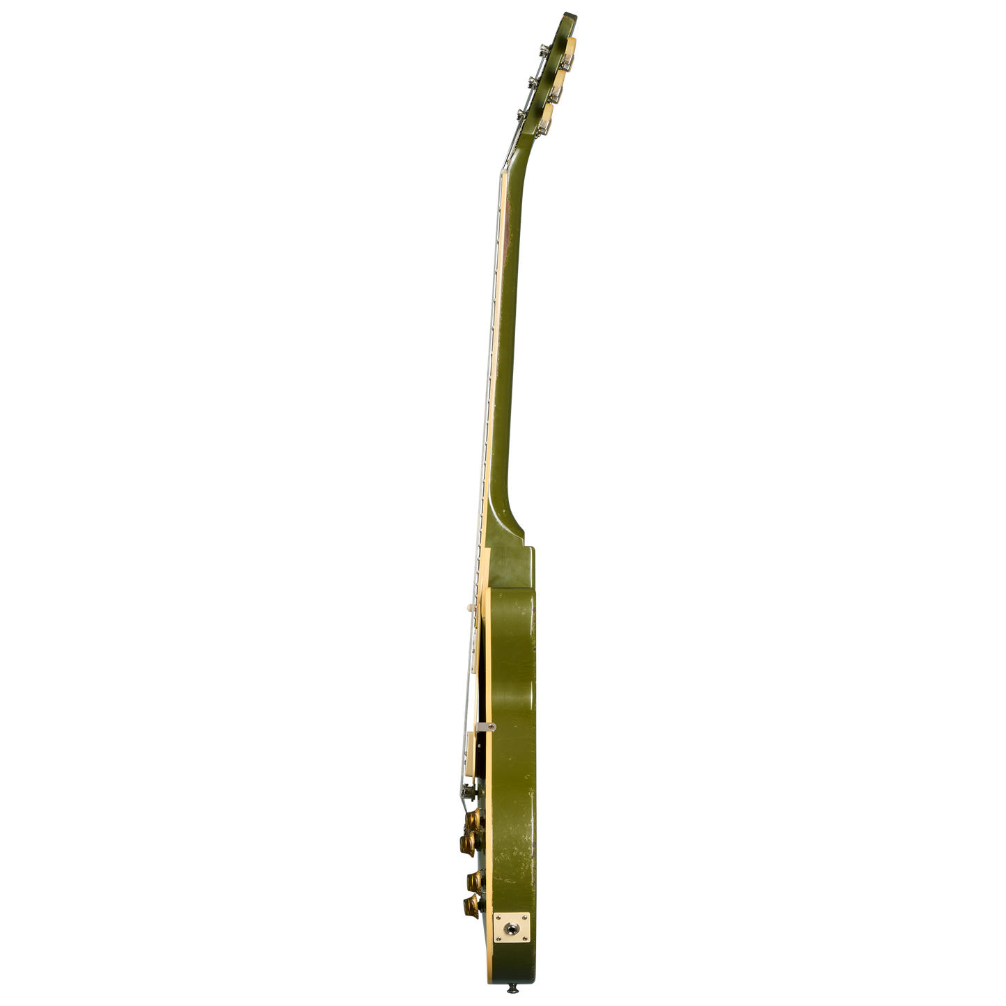 Gibson Custom 1958 Les Paul Standard, Heavy Aged, Olive Drab Electric Guitar Gibson Custom