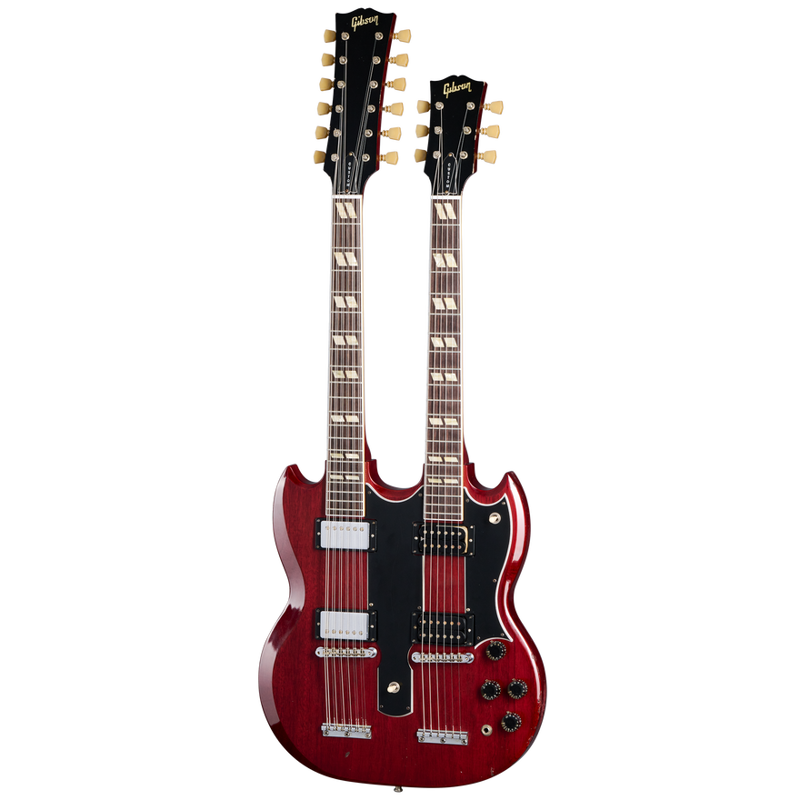Gibson Custom Jimmy Page 1969 EDS-1275 Doubleneck Collector’s Edition, Signed, Exclusive, Cherry Electric Guitar Gibson Custom