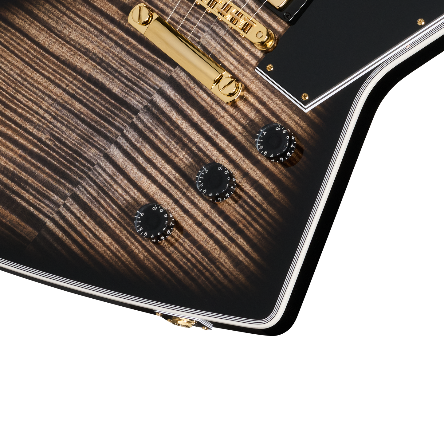 Gibson Custom Explorer Custom Figured Top, Cobra Burst Electric Guitar Gibson Custom