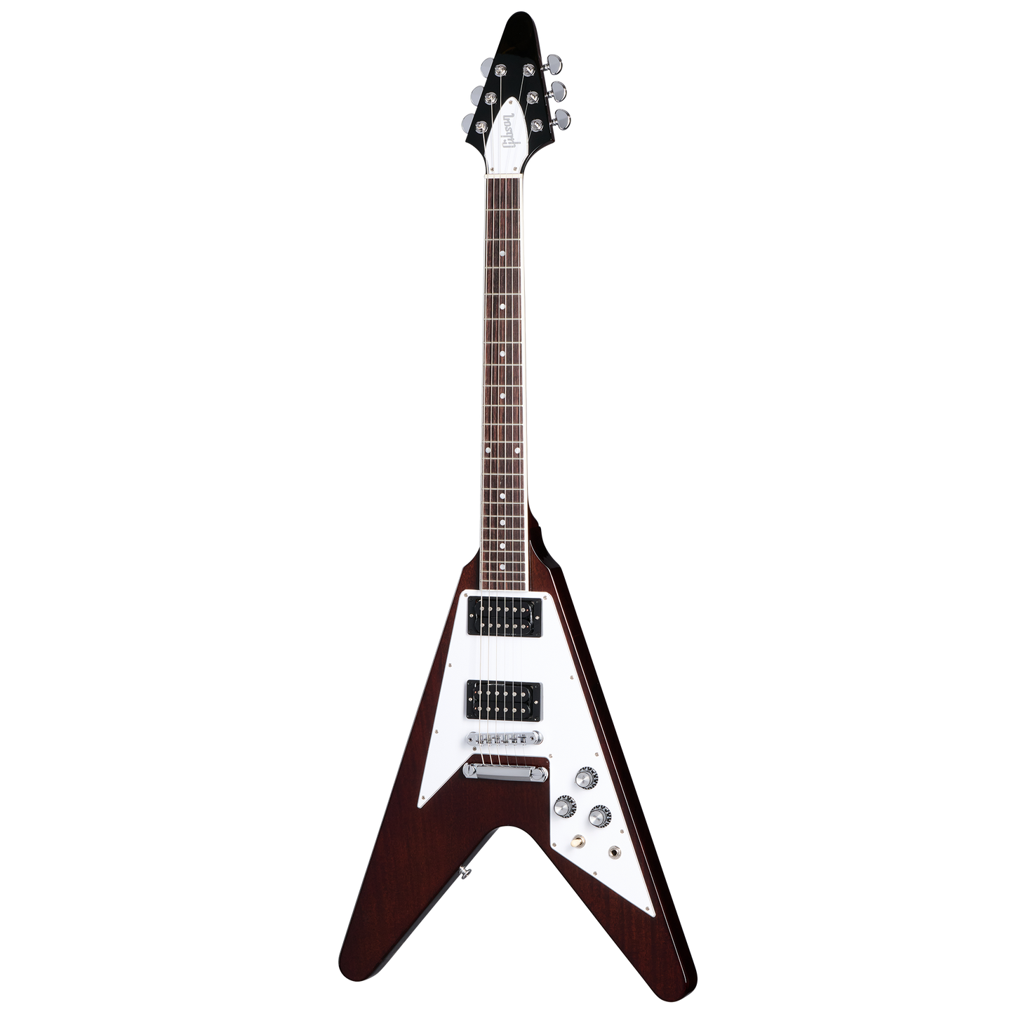 Gibson Flying V 70s, Dark Walnut, Exclusive Electric Guitar Gibson