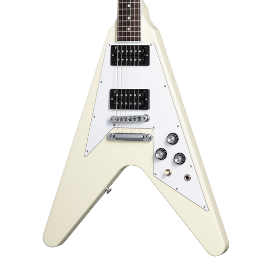 Gibson Flying V 70s, Classic White Electric Guitar Gibson
