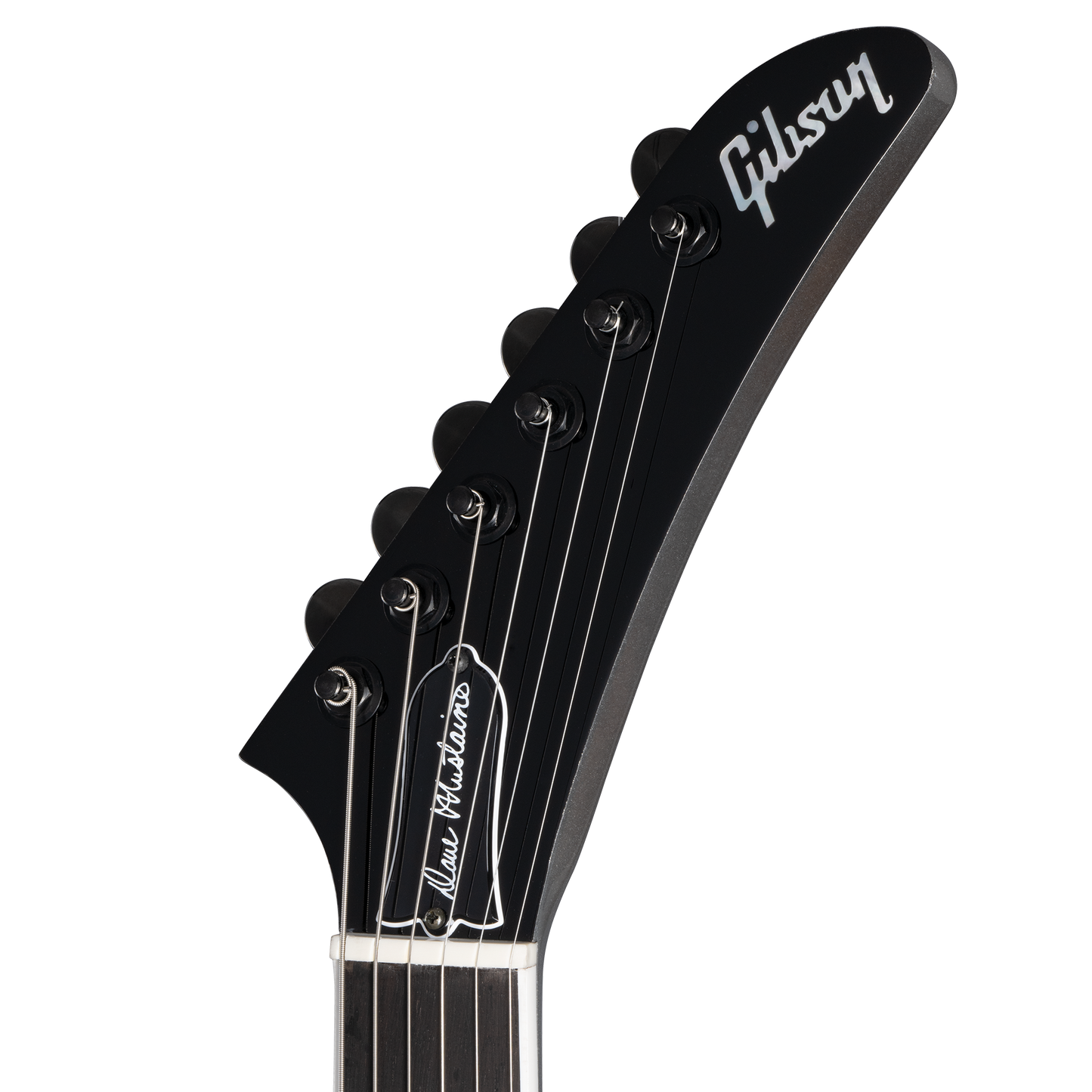 Gibson Dave Mustaine Flying V EXP, Silver Metallic Electric Guitar Gibson