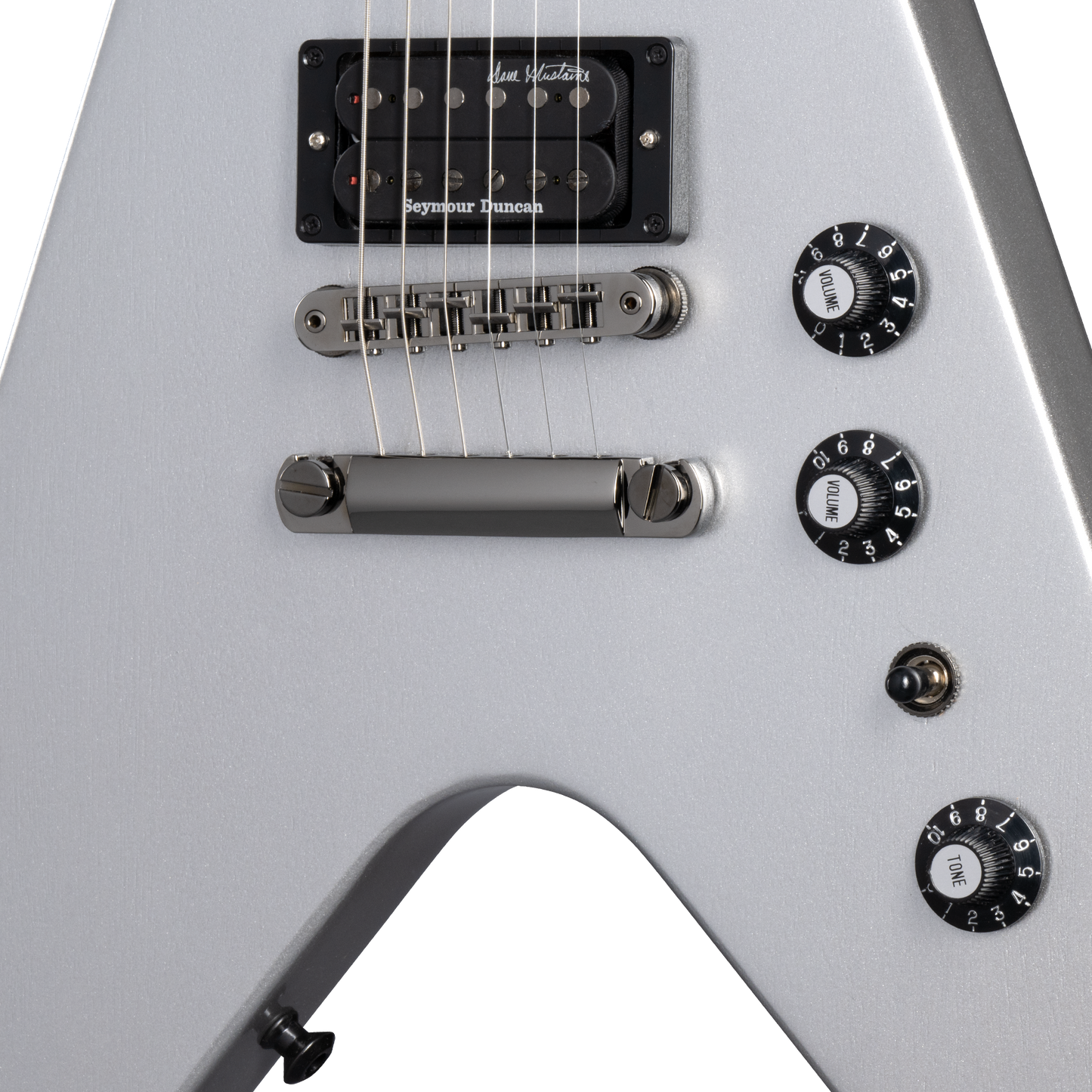 Gibson Dave Mustaine Flying V EXP, Silver Metallic Electric Guitar Gibson