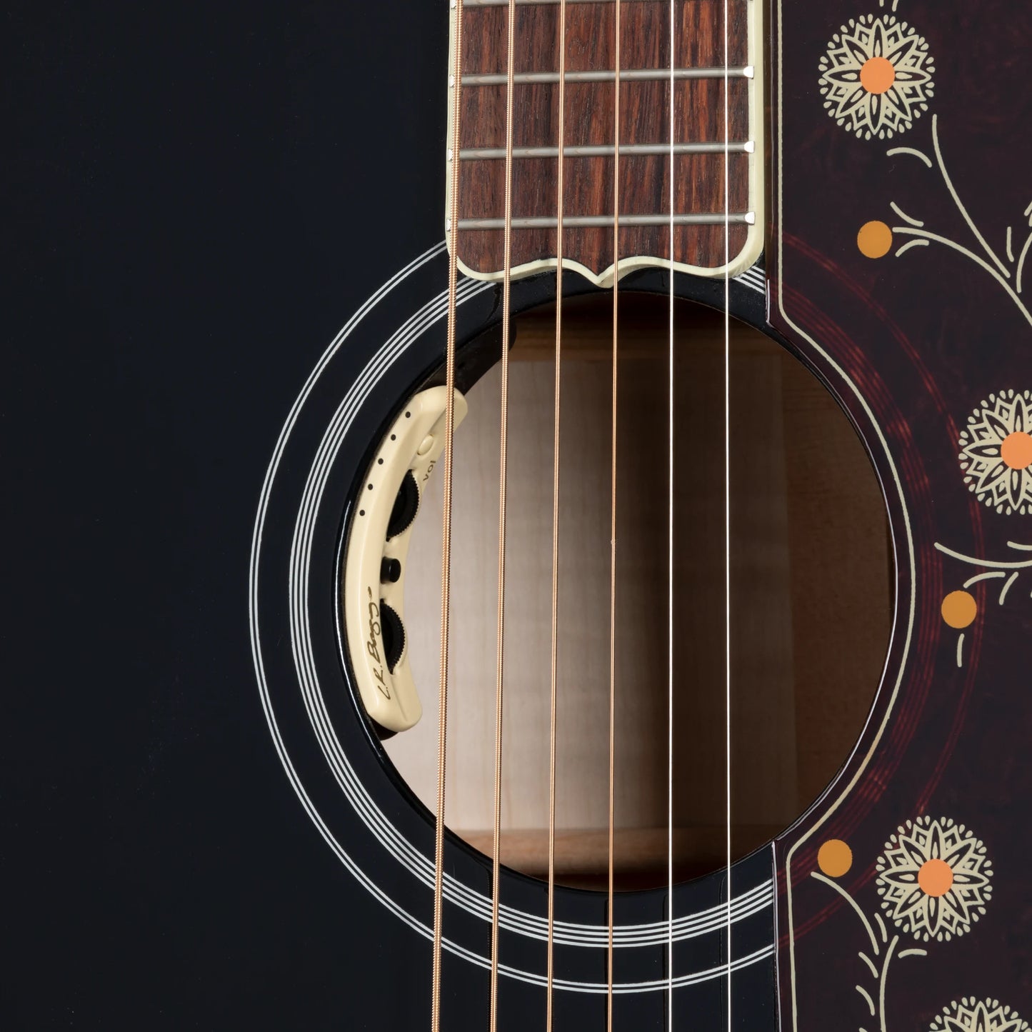 Gibson SJ-200 Standard, Ebony, Exclusive Acoustic Guitar Gibson