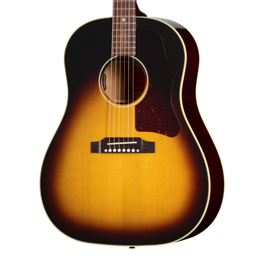 Gibson Custom J-45 50s with Red Spruce Top, Wide Vintage Sunburst Acoustic Guitar Gibson Custom