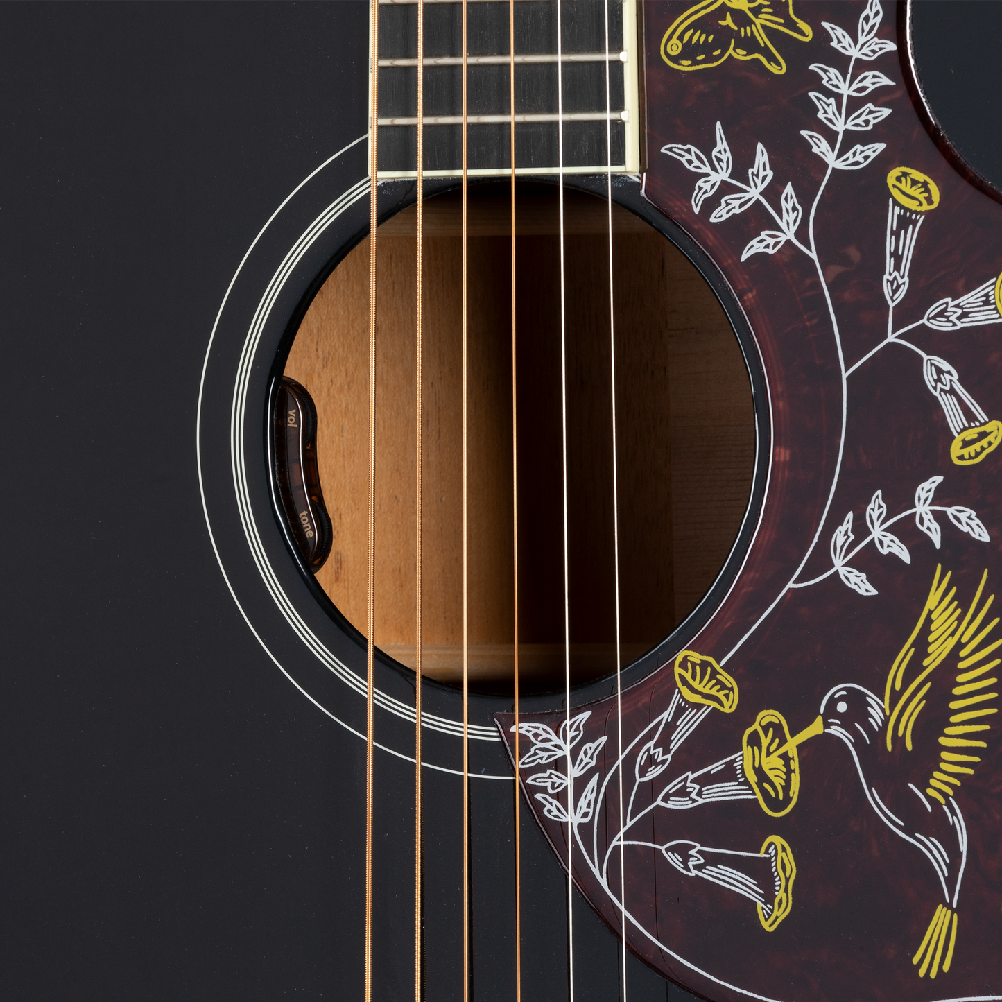 Gibson Hummingbird Standard, Exclusive, Ebony Acoustic Guitar Gibson