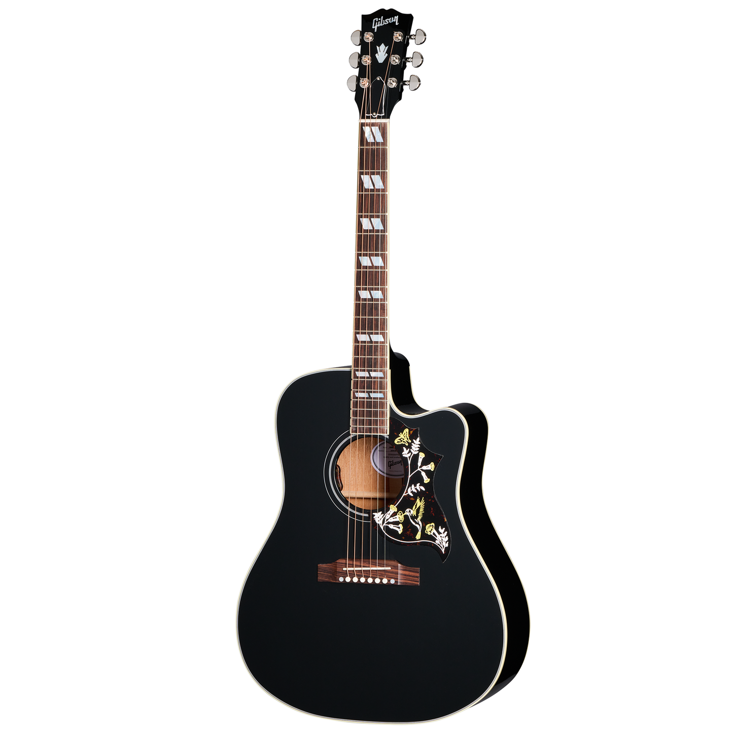 Gibson Hummingbird Standard EC, Ebony, Exclusive Acoustic Guitar Gibson