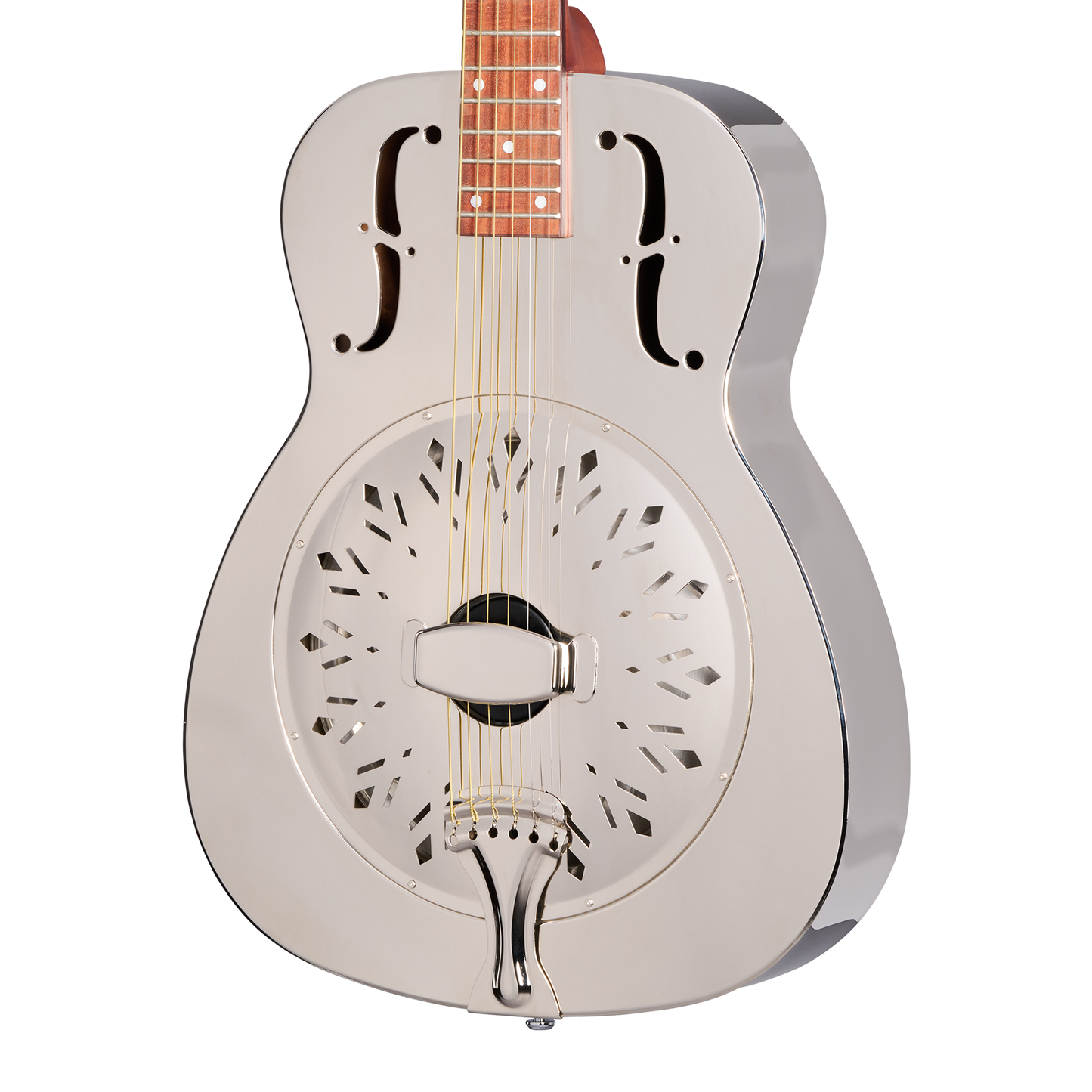 Epiphone Dobro Hound Dog M-14 Metalbody (Round Neck), Nickel Acoustic Guitar Epiphone