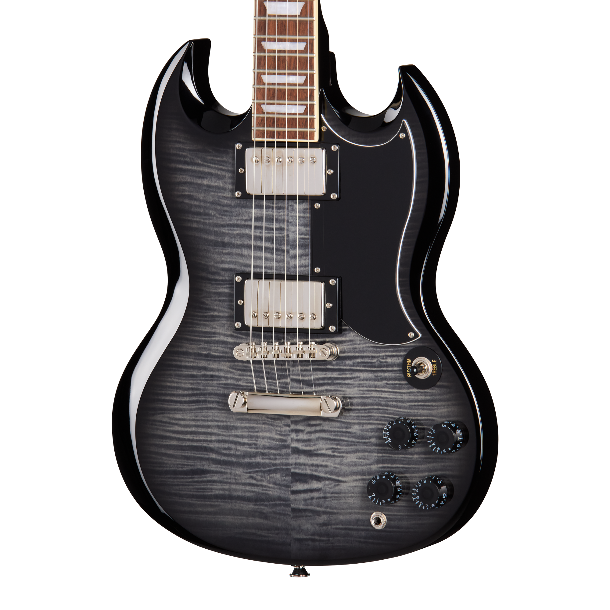 Epiphone SG Tribute Plus, Ebony Burst – Gibson