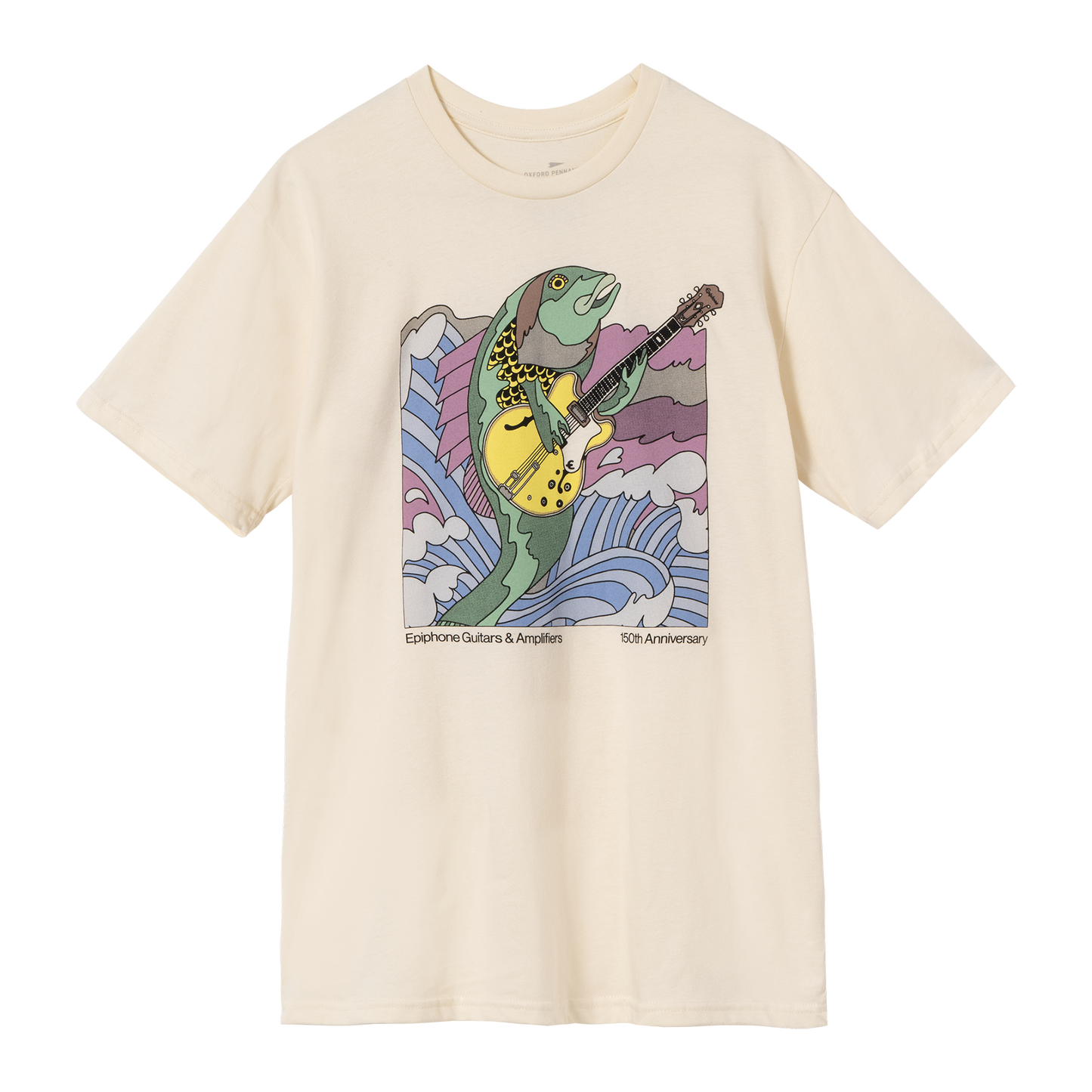 Epiphone 150th Anniversary Tee, Exclusive Shirts & Tops Epiphone Cream Small