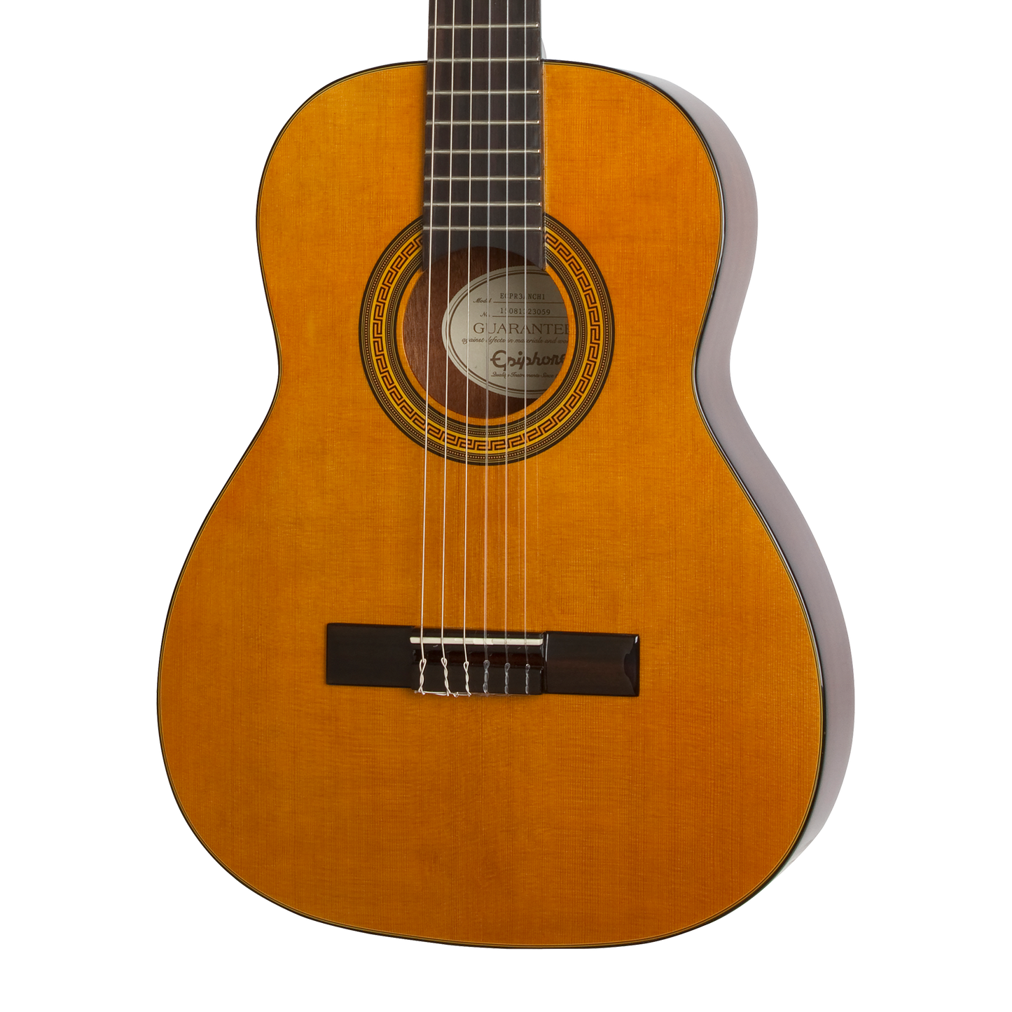 Epiphone Classical E1 3/4-Size (Nylon; 1.88" nut), Antique Natural Acoustic Guitar Epiphone