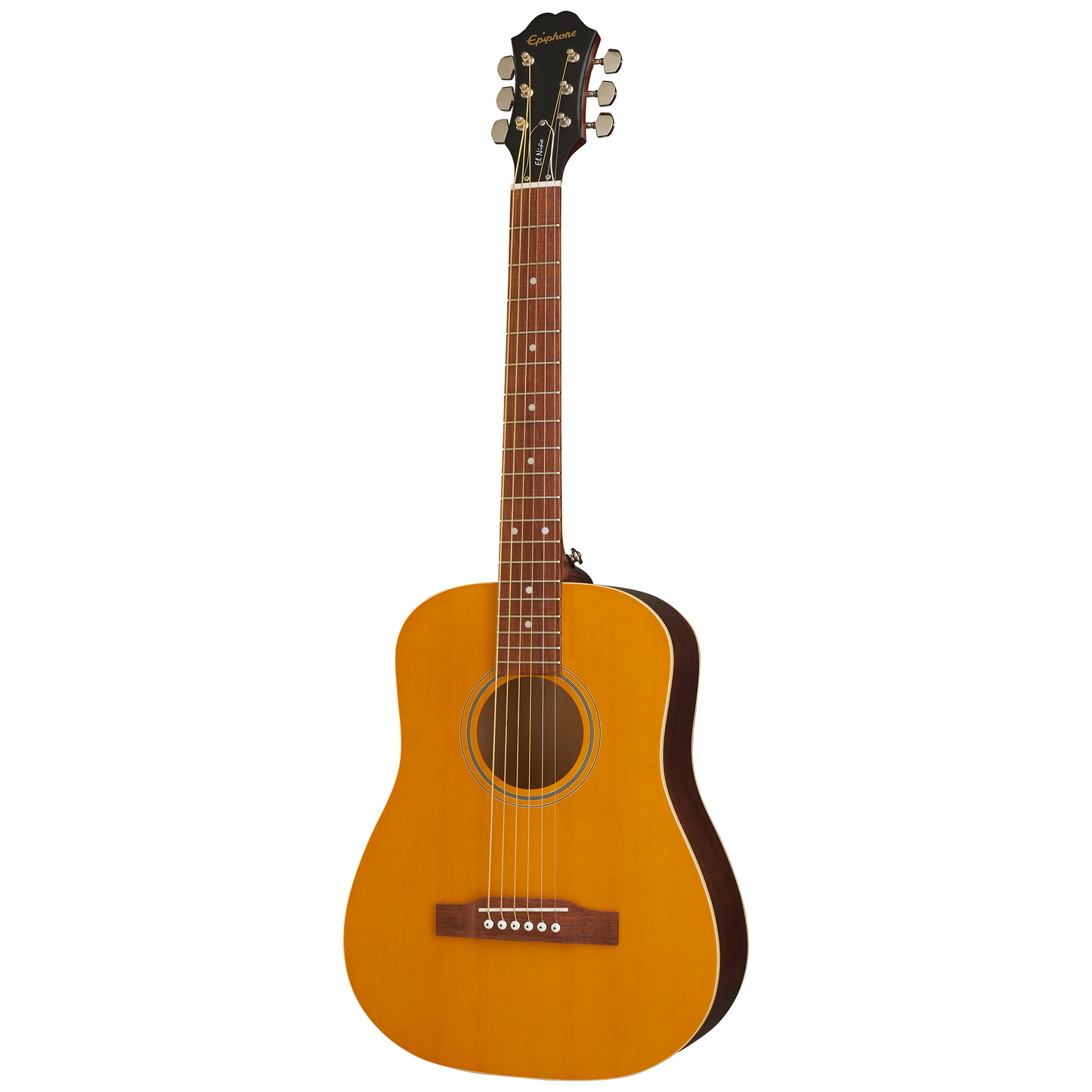 Epiphone El Niño Travel Acoustic, Natural Acoustic Guitar Epiphone