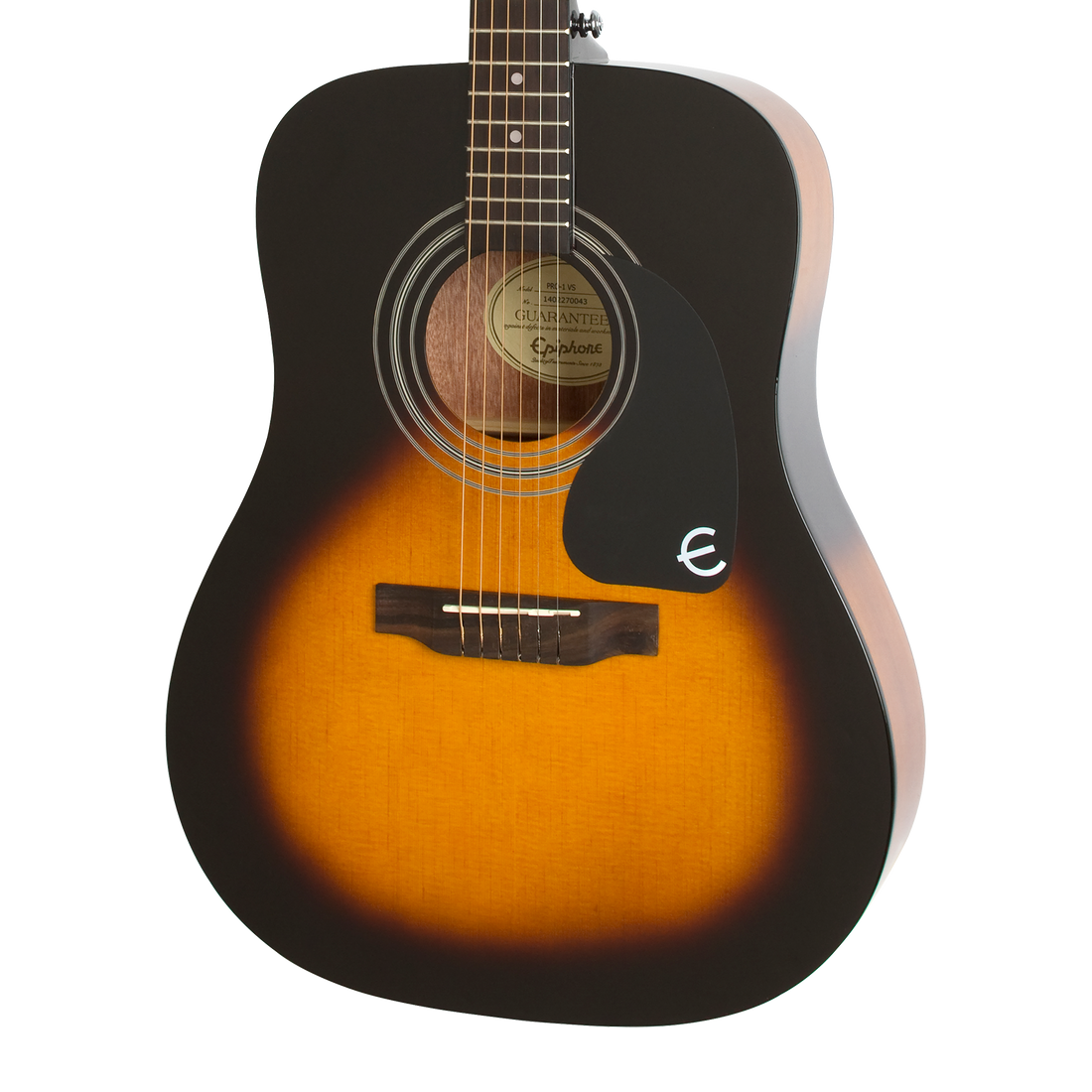 Epiphone PRO-1 (Steel String; Square Shoulder), Vintage Sunburst Acoustic Guitar Epiphone