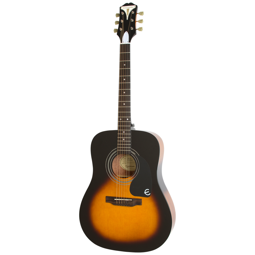 Epiphone PRO-1 (Steel String; Square Shoulder), Vintage Sunburst Acoustic Guitar Epiphone