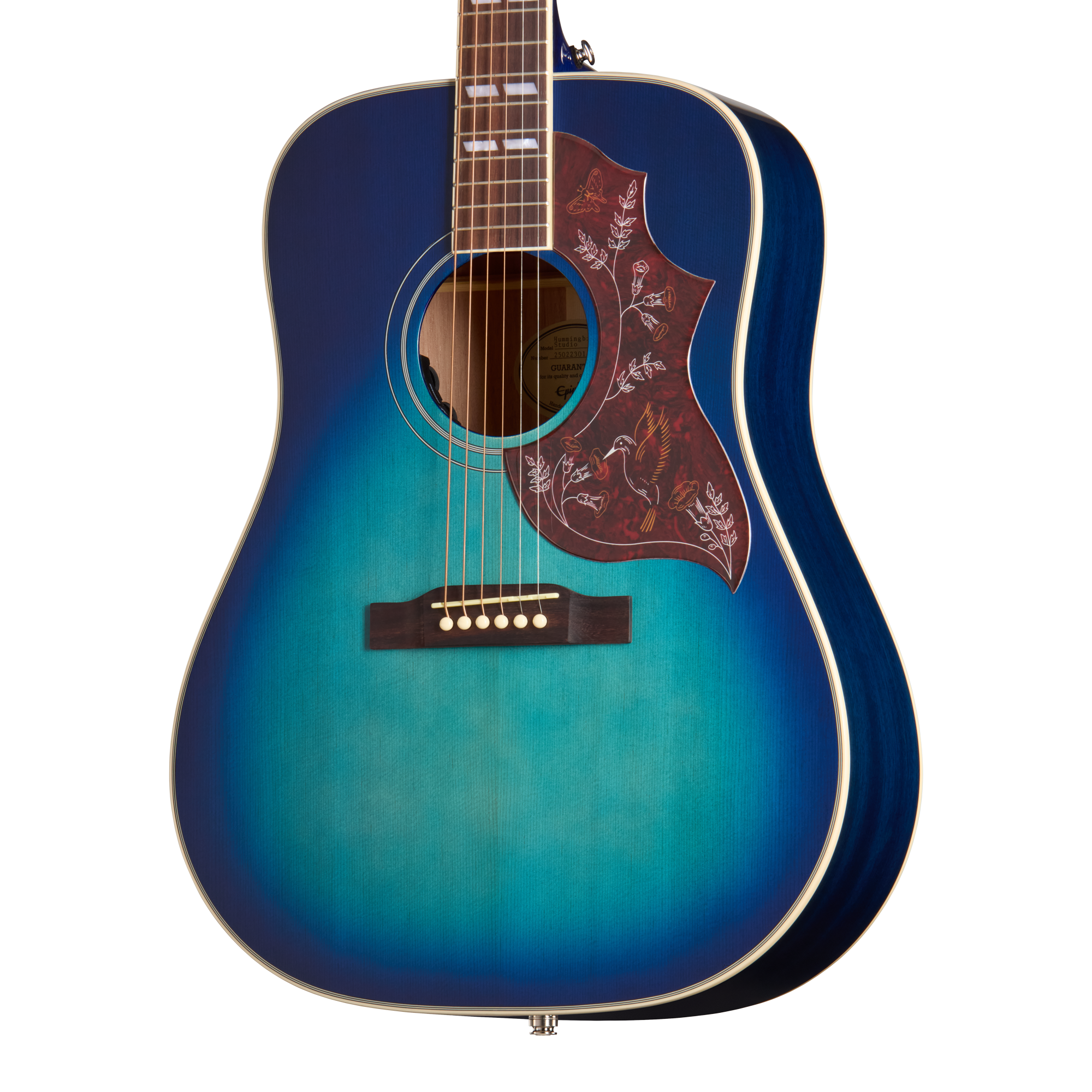 Epiphone Hummingbird Studio, Blueberry Burst, Exclusive – Gibson