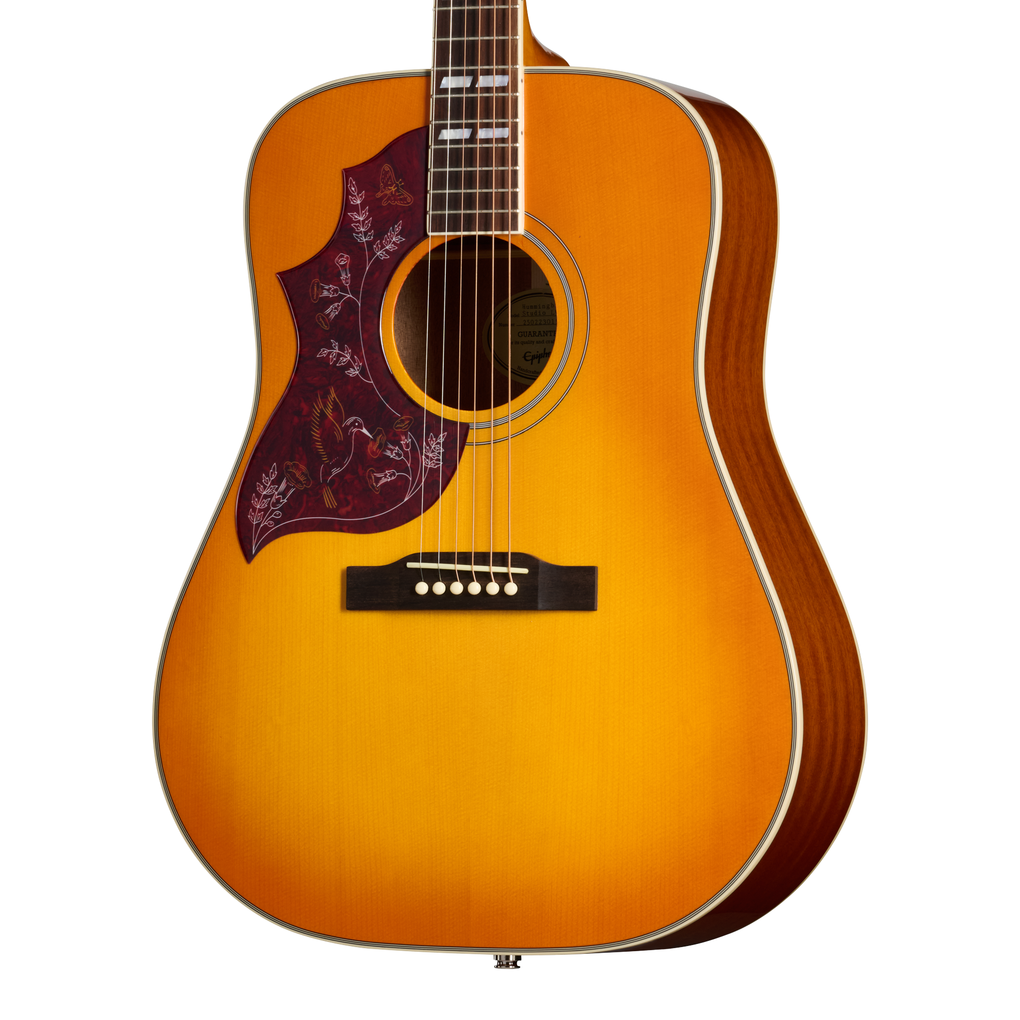 Epiphone Hummingbird Studio, Left-Handed, Heritage Cherry Sunburst