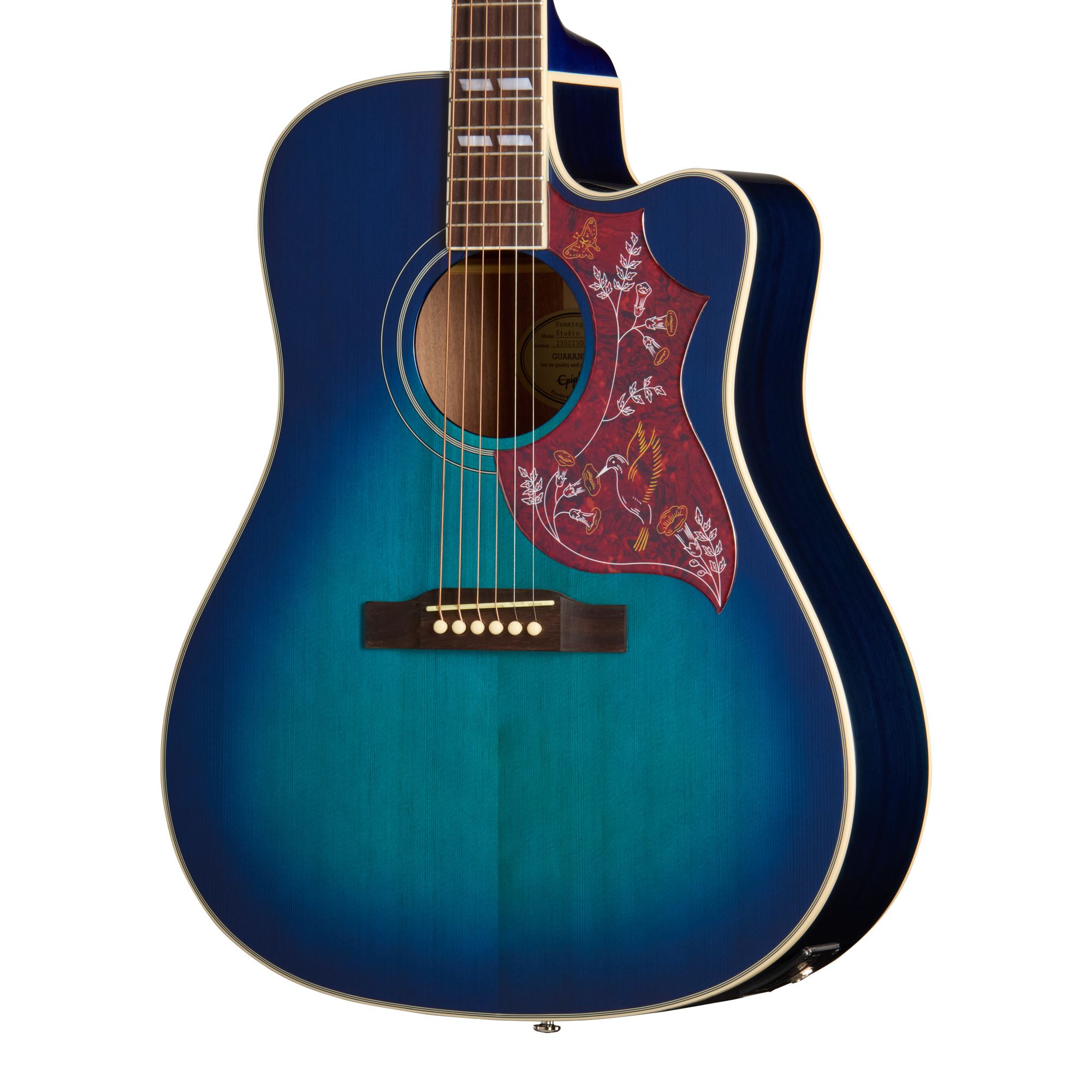 Epiphone Hummingbird Studio EC, Blueberry Burst, Exclusive – Gibson Epiphone Hummingbird Studio EC, Blueberry Burst, Exclusive – Gibson