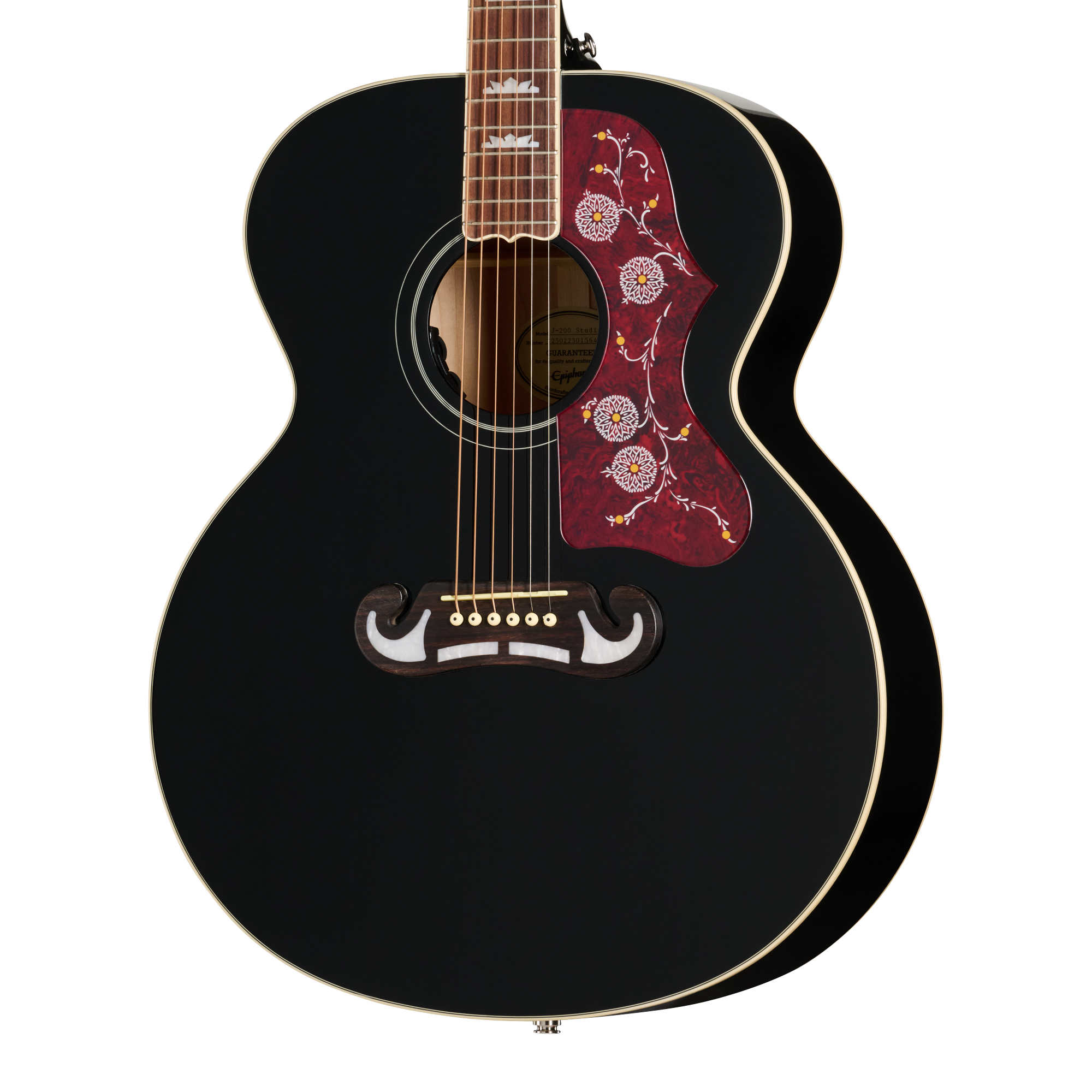 Epiphone J-200 Studio, Ebony, Exclusive – Gibson