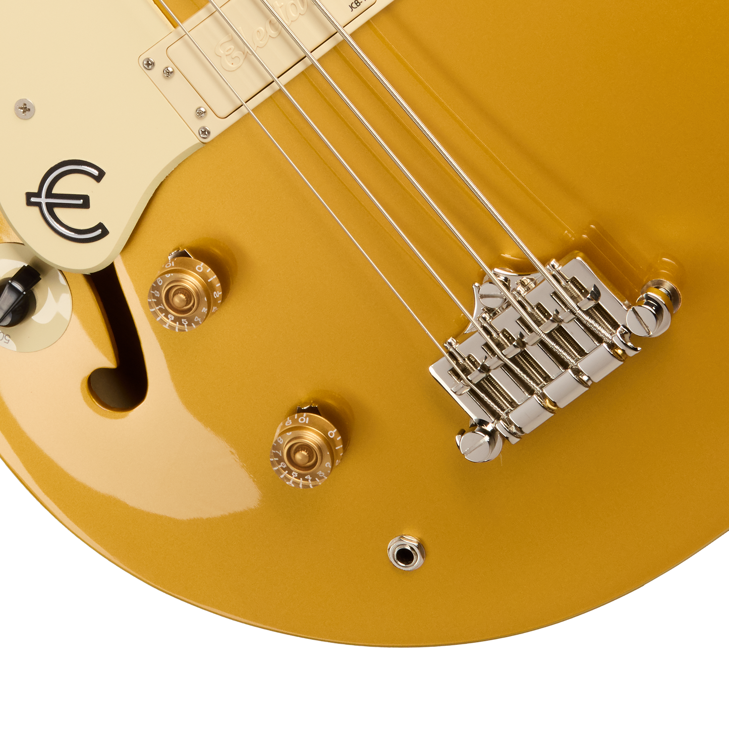 Epiphone Jack Casady Bass Left-Handed, Metallic Gold Electric Bass Epiphone