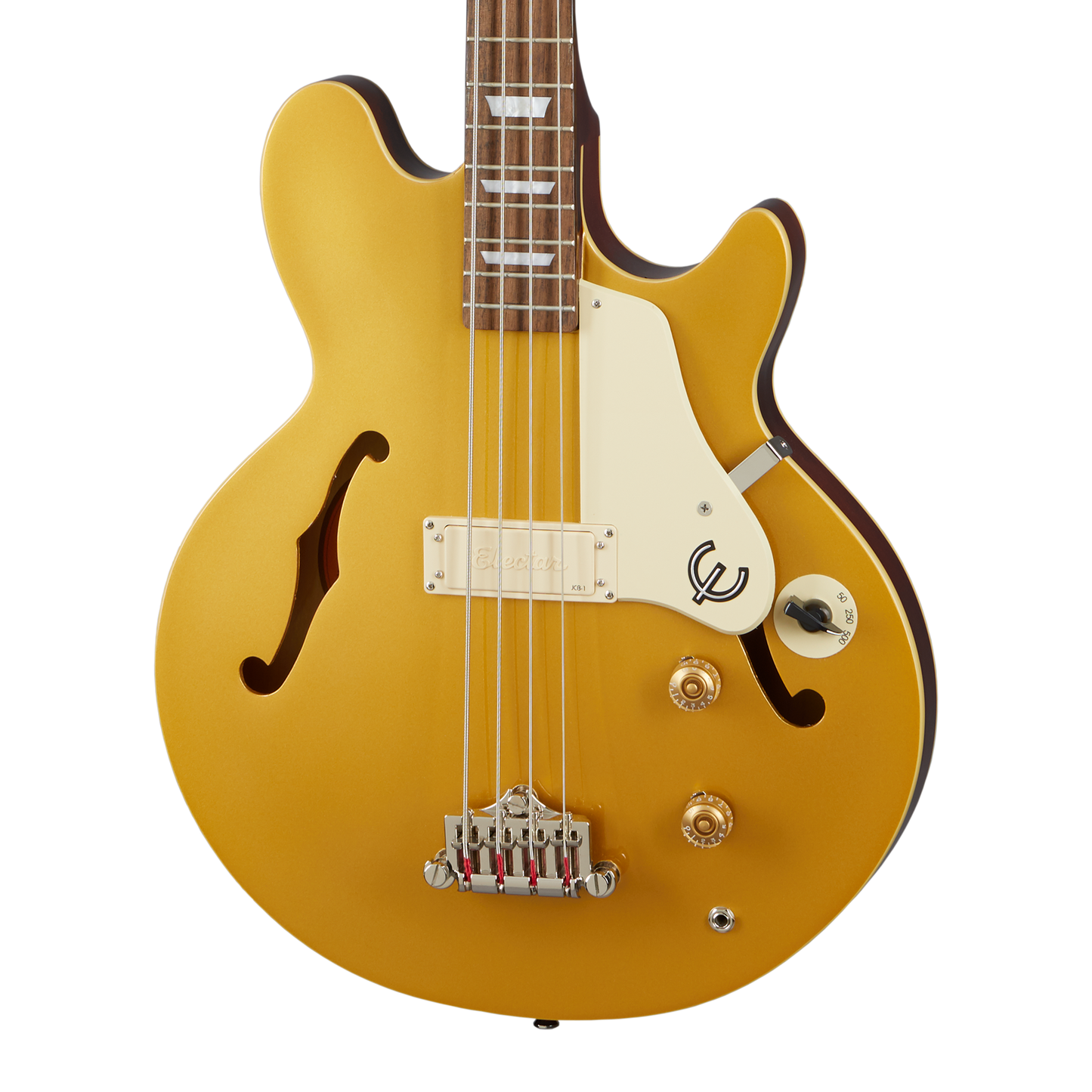 Epiphone Jack Casady Bass, Metallic Gold Electric Bass Epiphone
