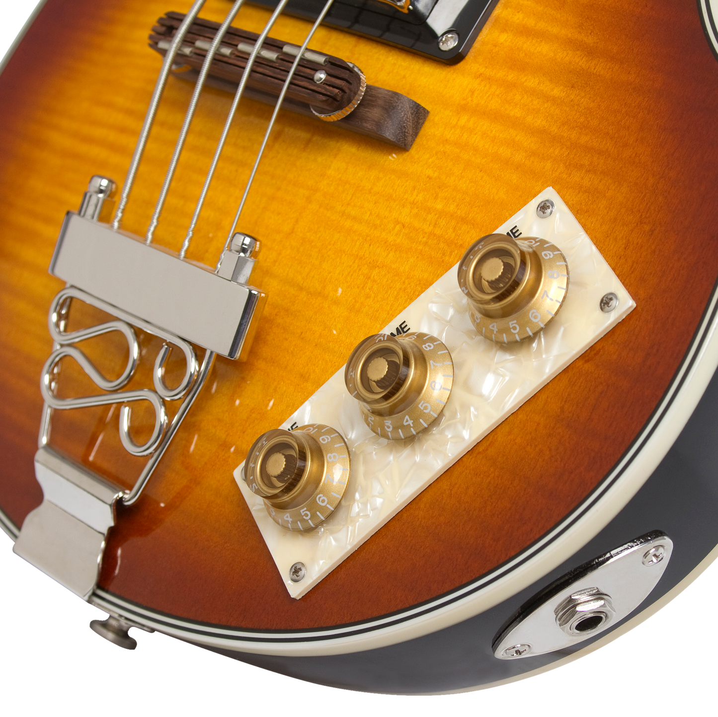 Epiphone Viola Bass, Vintage Sunburst Electric Bass Epiphone