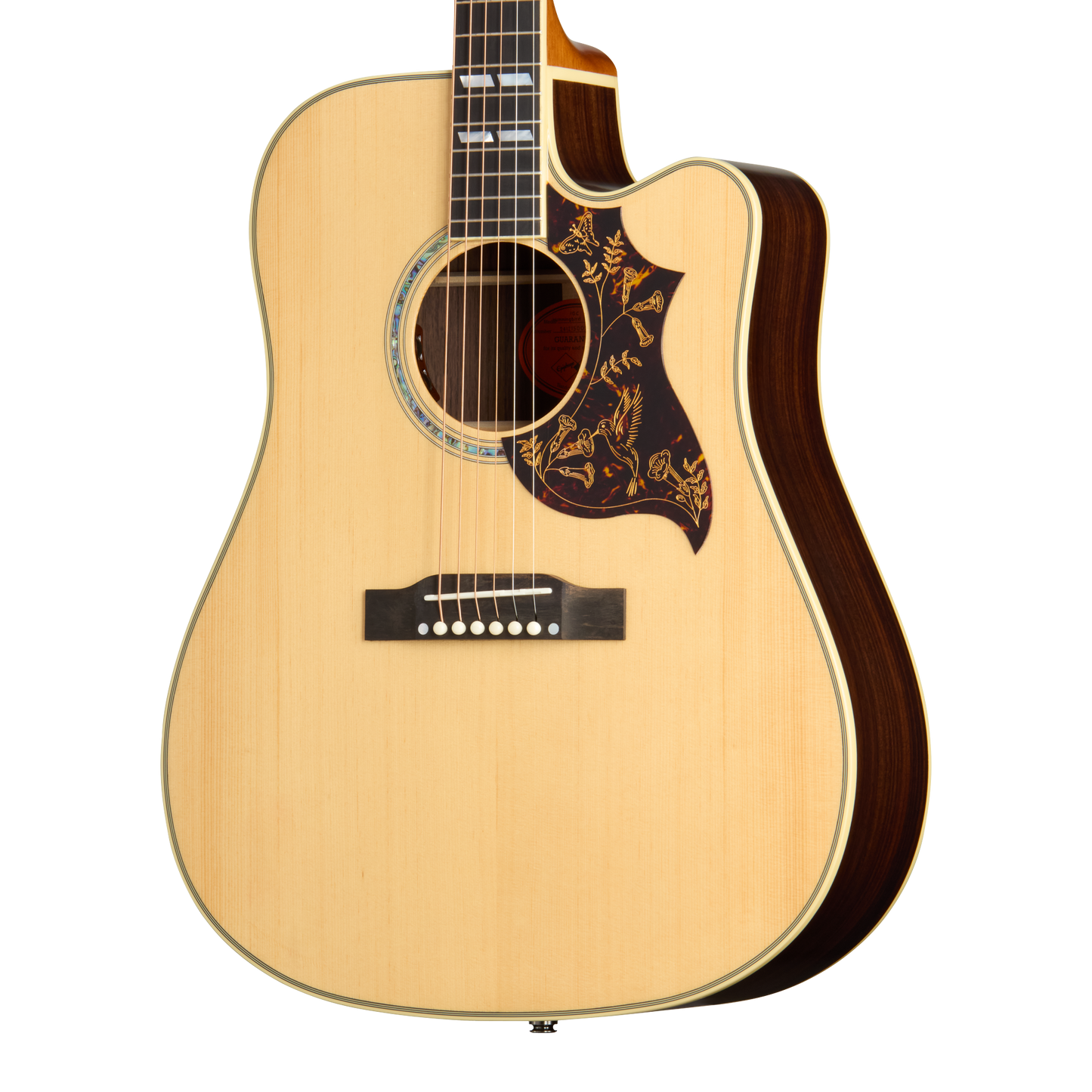 Epiphone IGC Hummingbird Deluxe EC, Natural Acoustic Guitar Epiphone