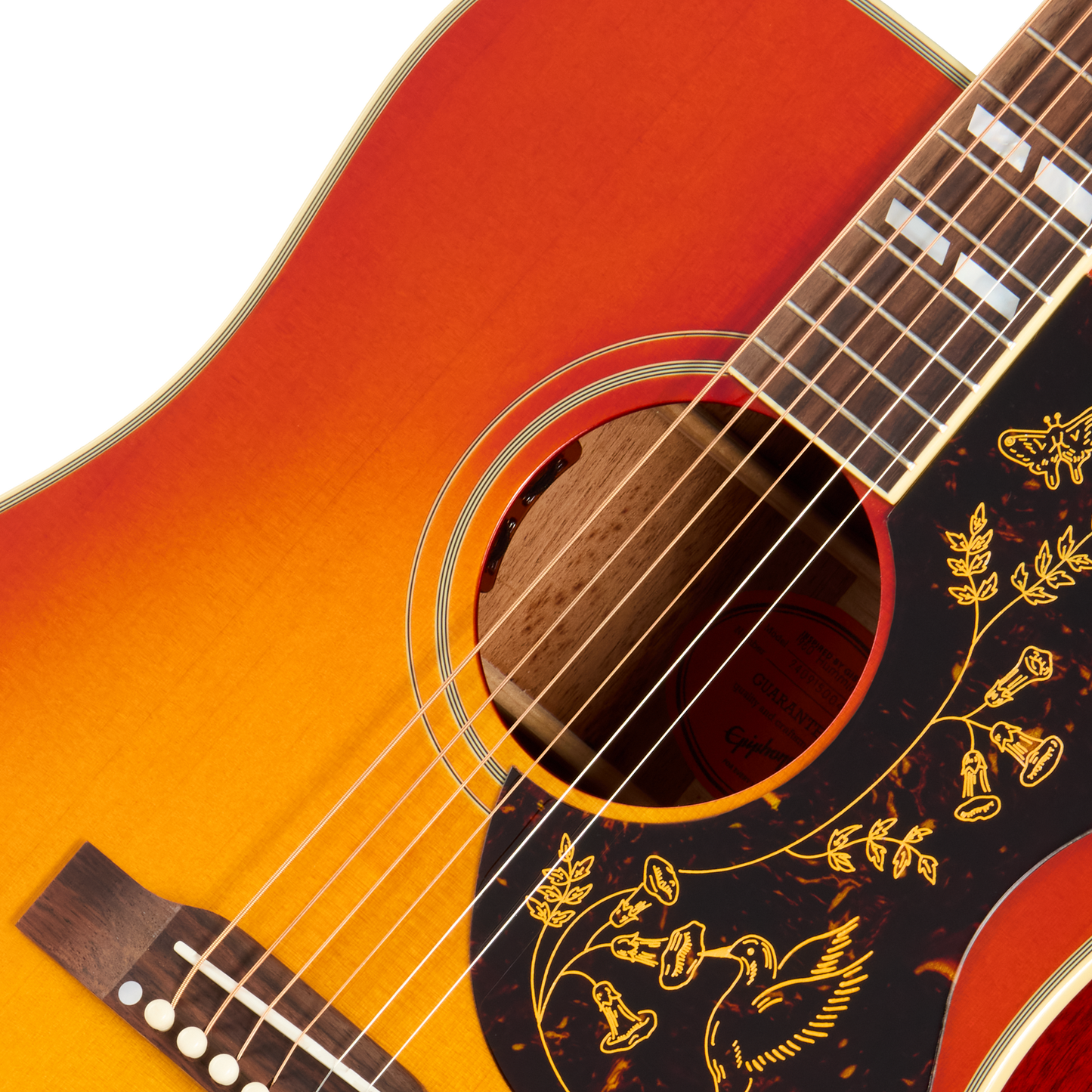 Epiphone IGC 1960 Hummingbird Reissue, Heritage Cherry Sunburst Acoustic Guitar Epiphone