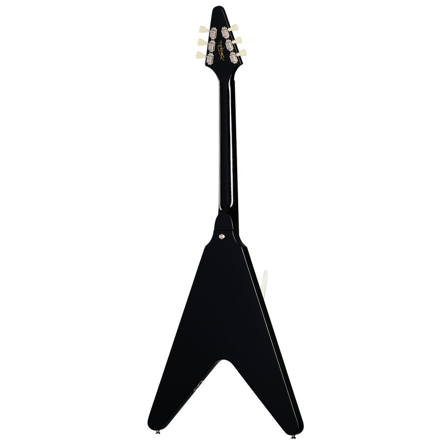 Epiphone Inspired by Gibson Custom Jimi Hendrix™ "Love Drops" Flying V, Left-Handed, Ebony Electric Guitar Epiphone