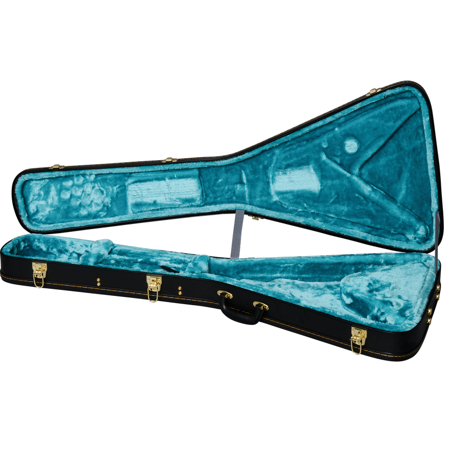 Epiphone Inspired by Gibson Custom Jimi Hendrix™ "Love Drops" Flying V, Left-Handed, Ebony Electric Guitar Epiphone