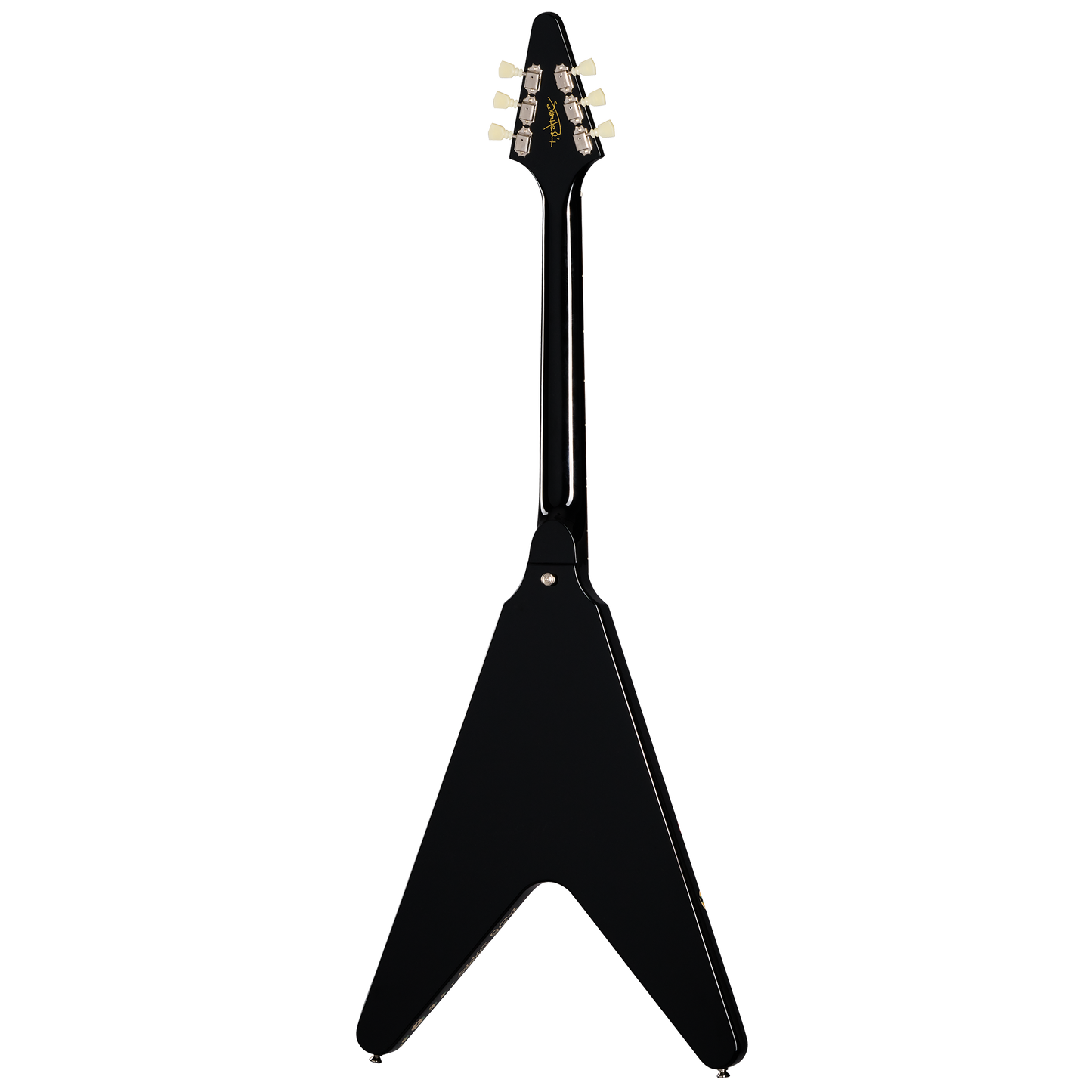 Epiphone Jimi Hendrix™ "Love Drops" Flying V, Ebony Electric Guitar Epiphone