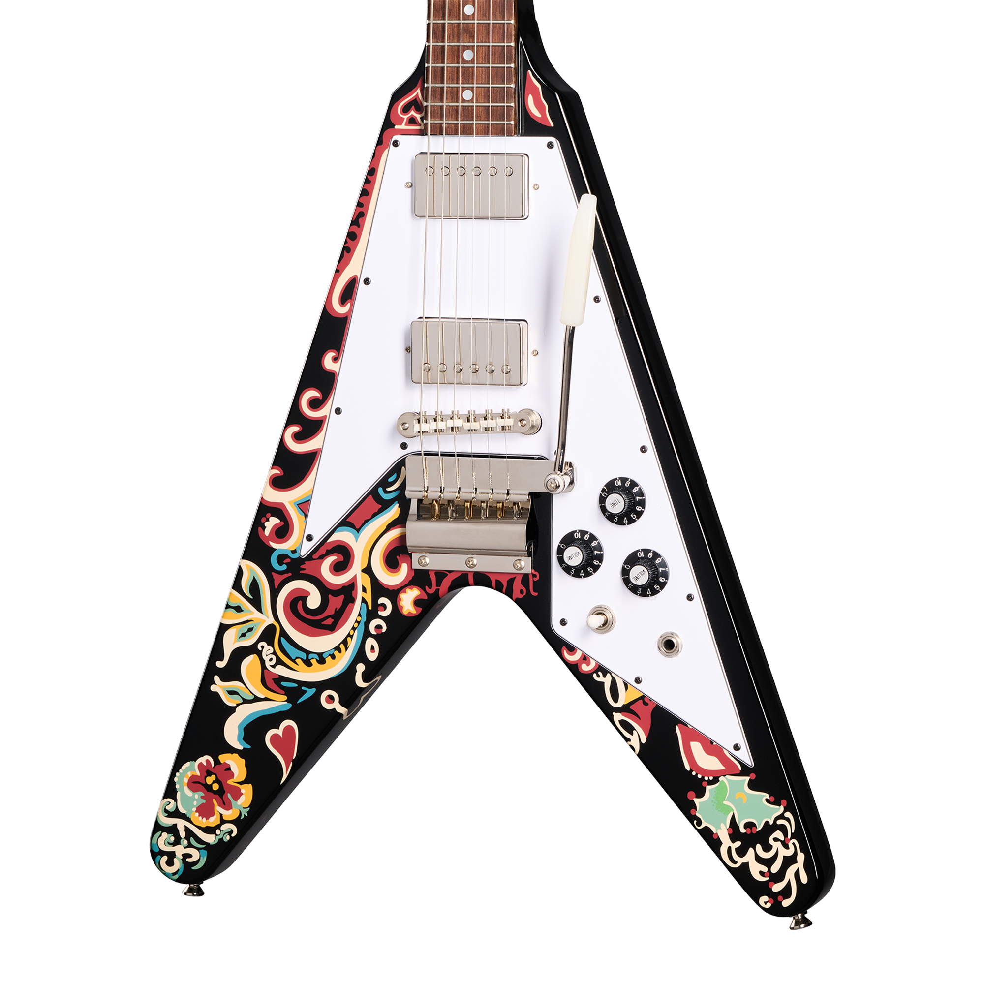 Epiphone Inspired by the Guitar Legend's Customized Flying V – Gibson Epiphone Inspired by the Guitar Legend's Customized Flying V – Gibson