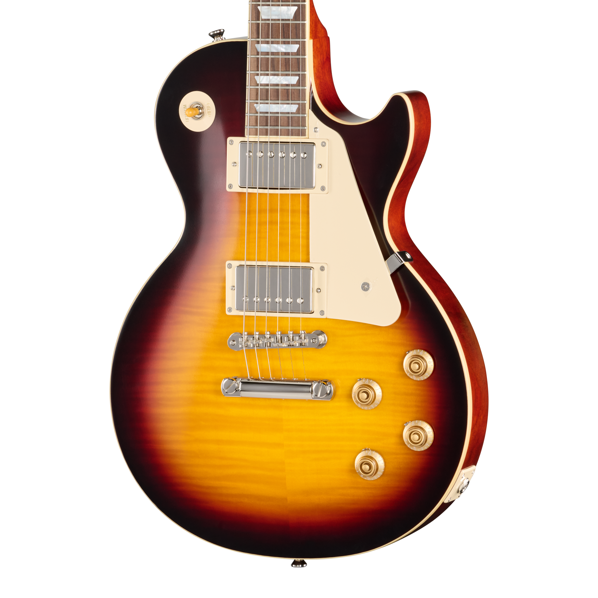 ギター Epiphone Les Paul Std LB MOD Duncan PU Epiphone IGC 1959 Les Paul Standard Reissue, Dark Burst – Gibson