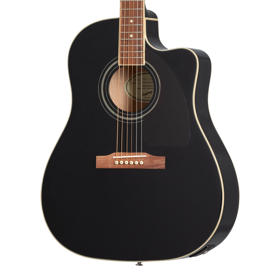 Epiphone J-45 EC Studio, Ebony Acoustic Guitar Epiphone