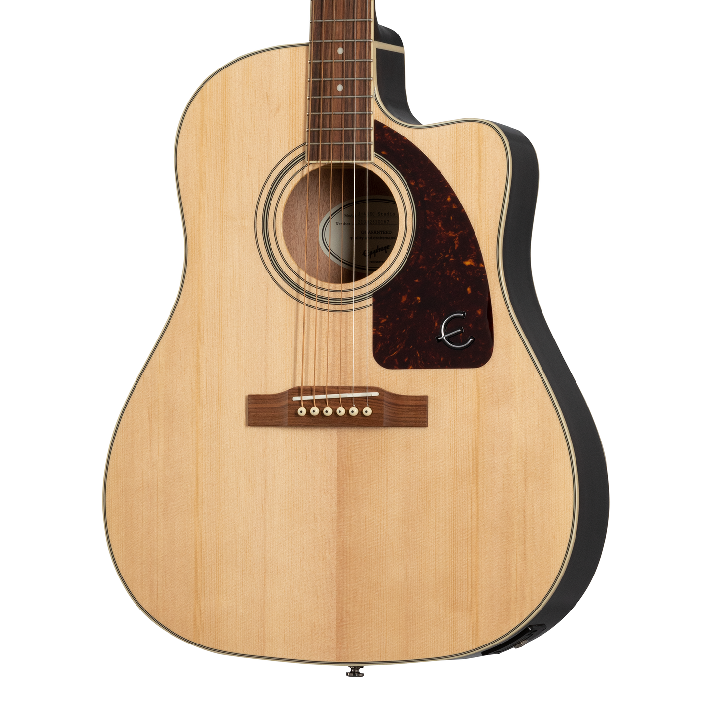 Epiphone J-45 EC Studio, Natural Acoustic Acoustic Guitar Epiphone