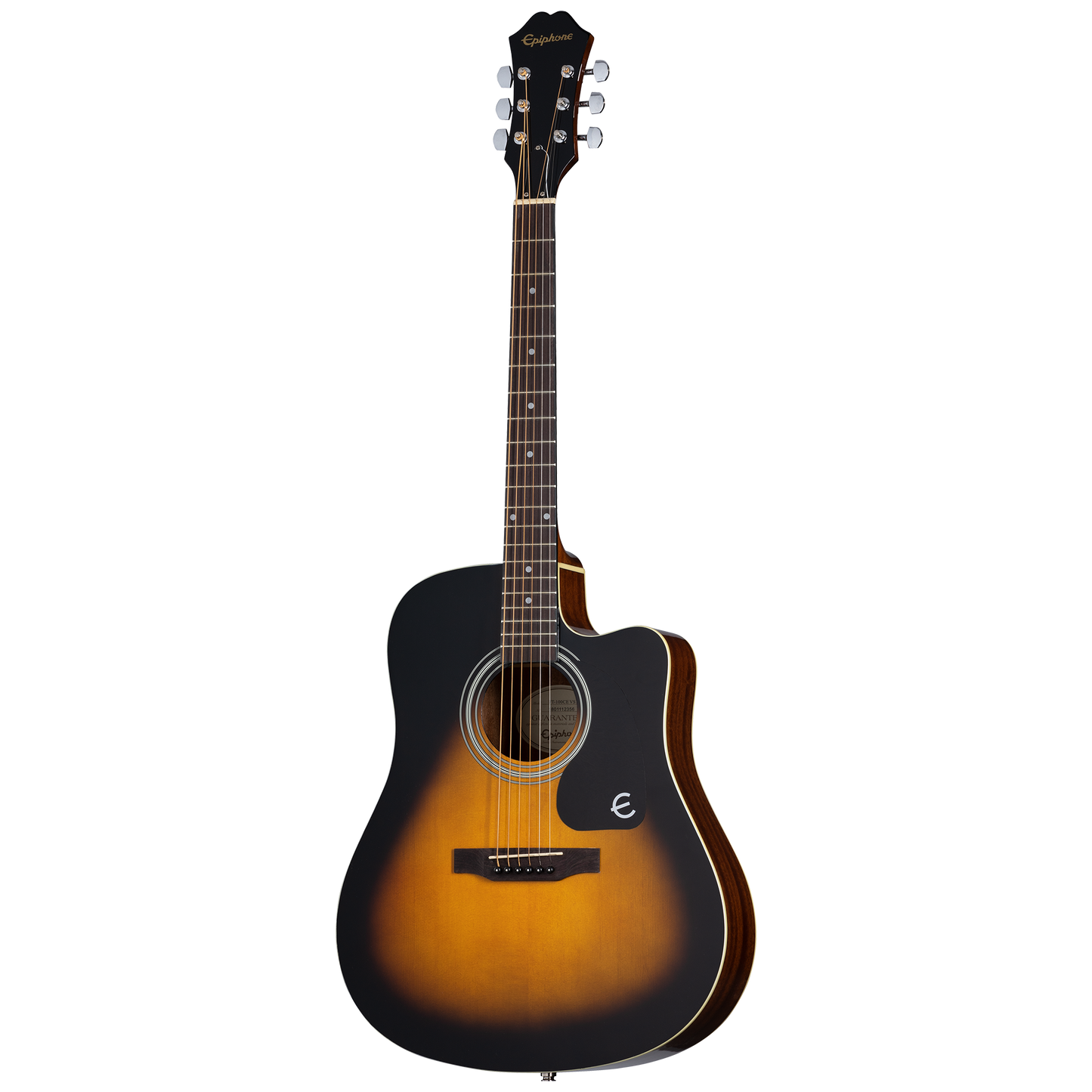 Epiphone FT-100CE, Vintage Sunburst Acoustic Guitar Epiphone