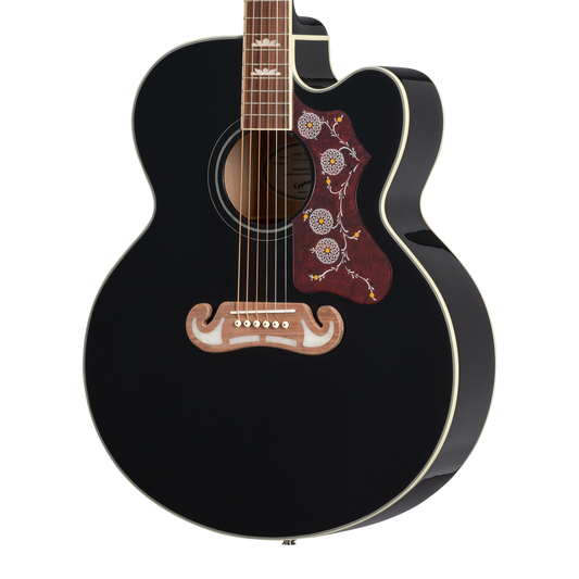 Epiphone J-200 EC Studio, Black Acoustic Guitar Epiphone