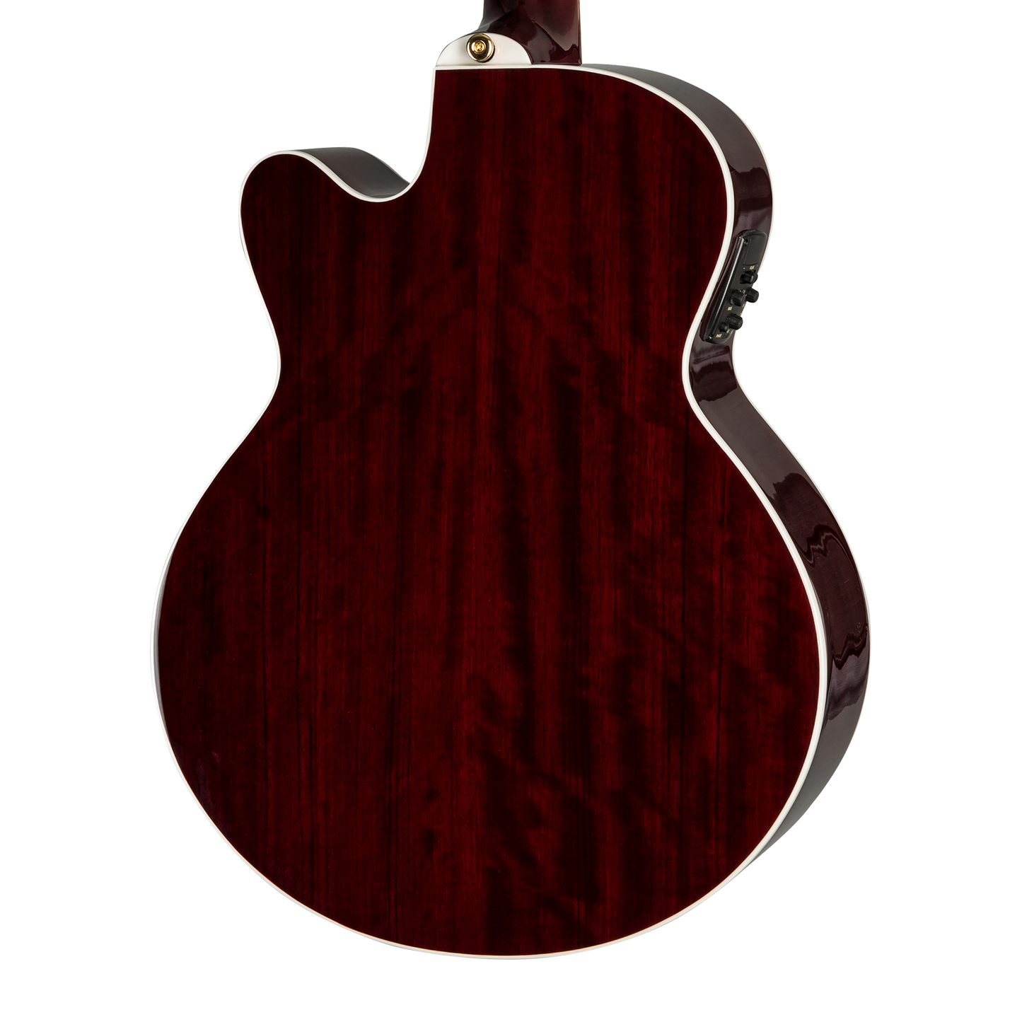 Epiphone J-200 EC Studio Parlor, Wine Red Acoustic Guitar Epiphone