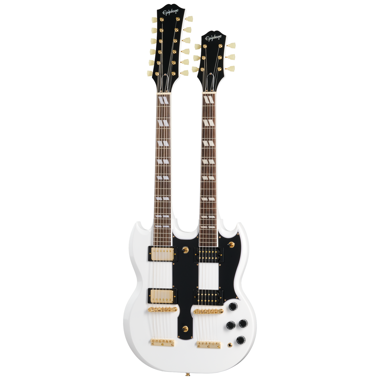 Epiphone EDS-1275 Doubleneck, Alpine White Electric Guitar Epiphone