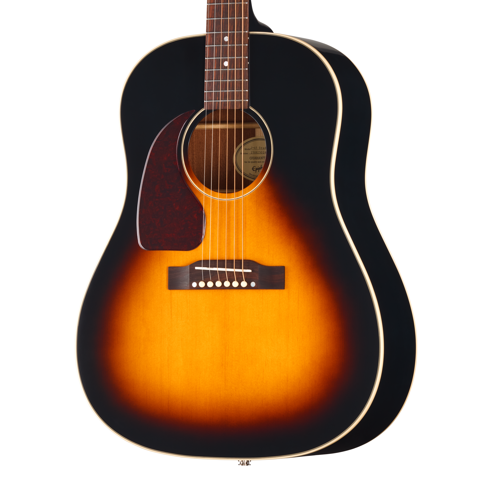 Epiphone J-45 Standard, Left-Handed, Vintage Sunburst – Gibson