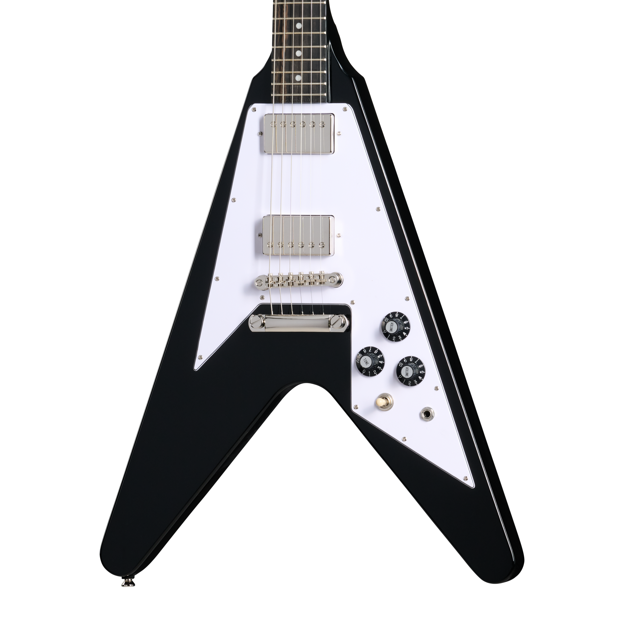 Epiphone Flying V 70s, Ebony, Exclusive – Gibson