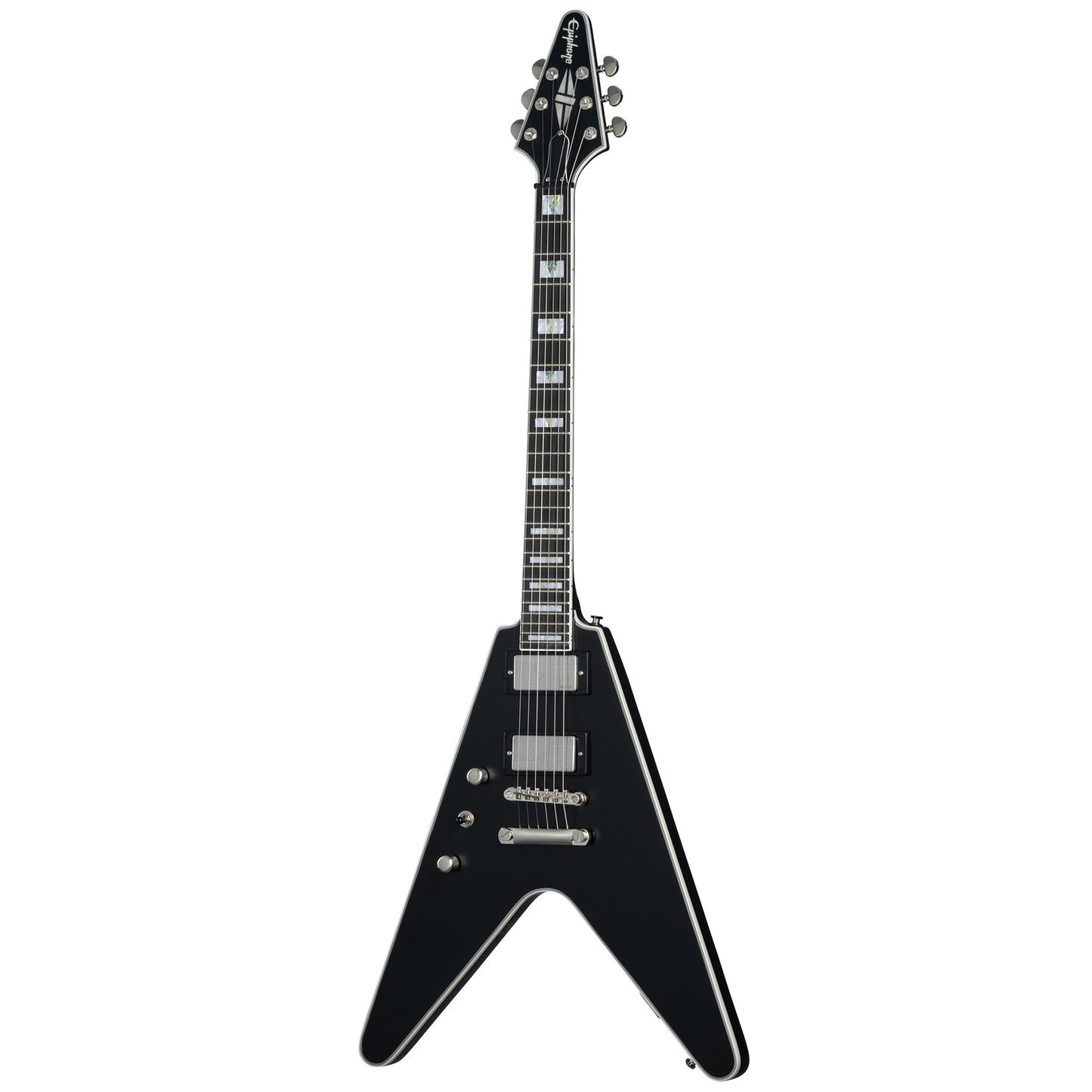 Epiphone Flying V Prophecy, Left-Handed, Aged Jet Black Metallic Electric Guitar Epiphone