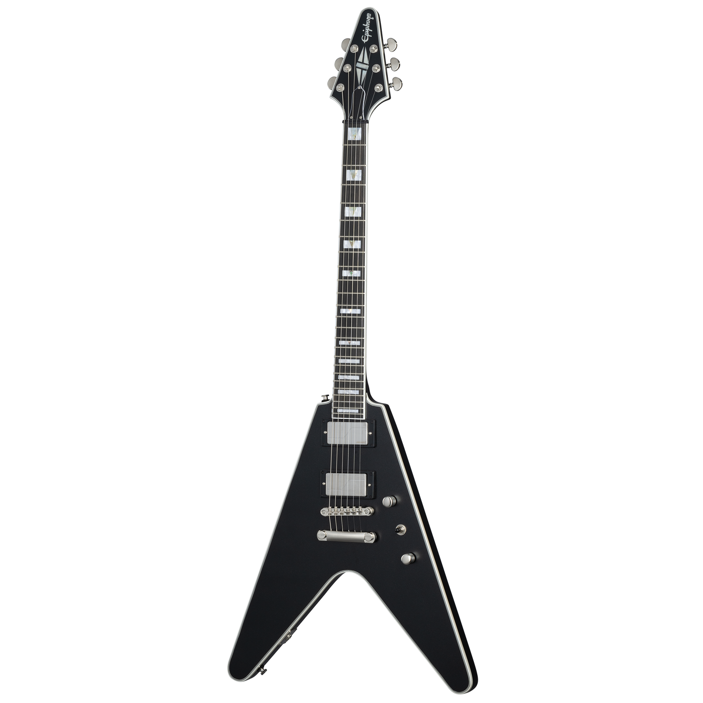 Epiphone Flying V Prophecy, Aged Jet Black Metallic Electric Guitar Epiphone