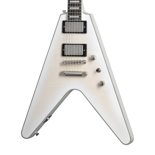 Epiphone Flying V Prophecy, Aged White Tiger Burst, Exclusive Electric Guitar Epiphone