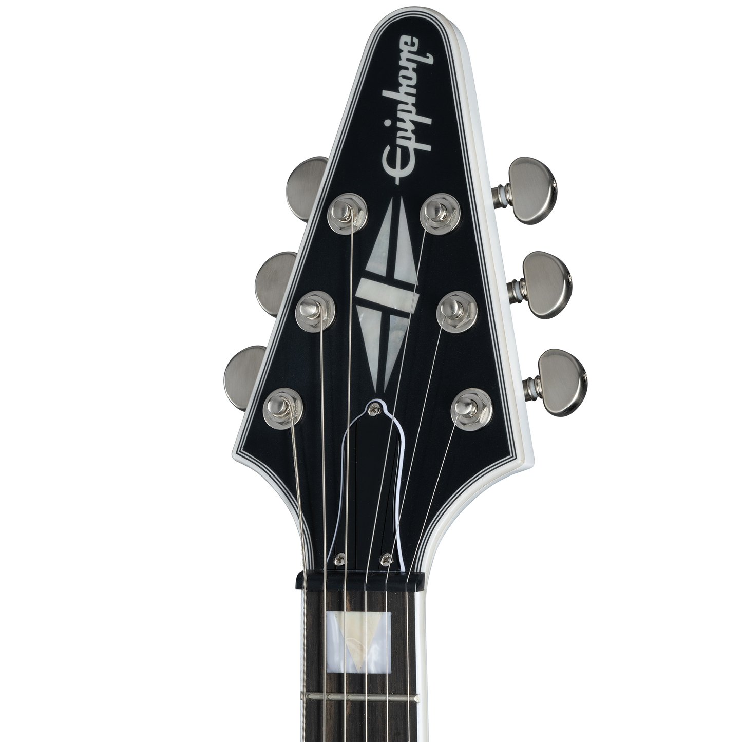 Epiphone Flying V Prophecy, Aged White Tiger Burst, Exclusive Electric Guitar Epiphone